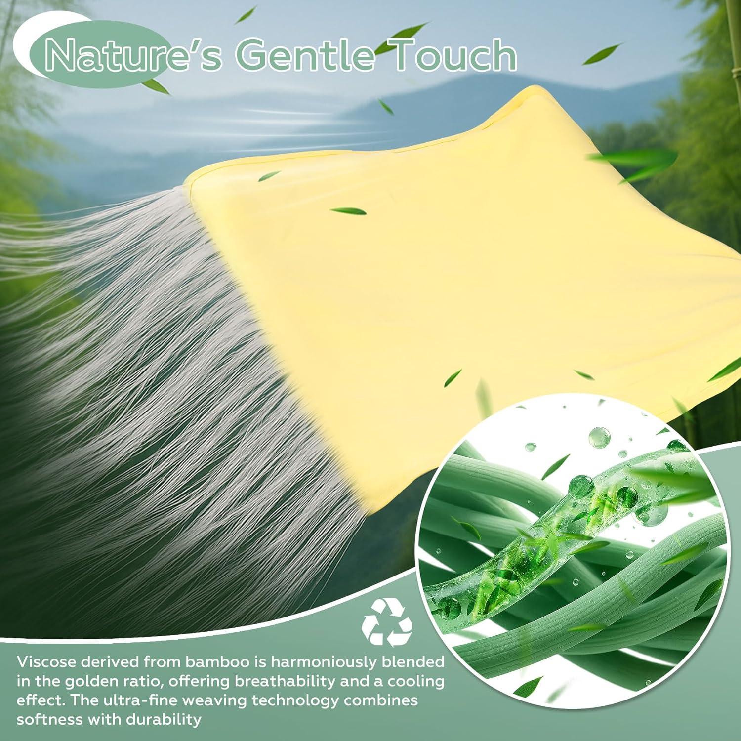 Toalla con Capucha UKMOT para Bebé Pato 71x71cm Bambú Hipoalergénica