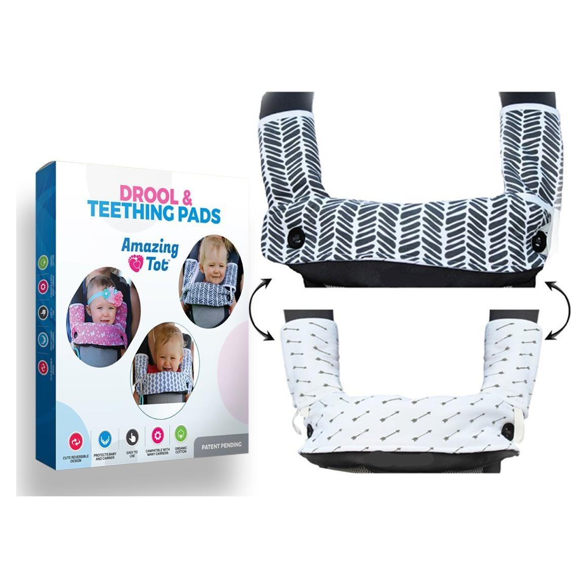 Juego de 3 Almohadillas Reversibles Amazing Tot Algodón Orgánico