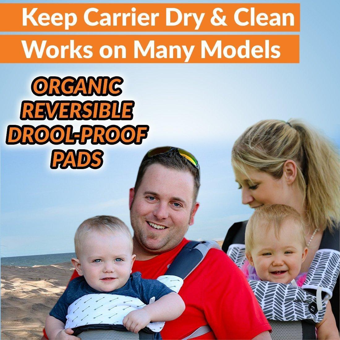 Juego de 3 Almohadillas Reversibles Amazing Tot Algodón Orgánico