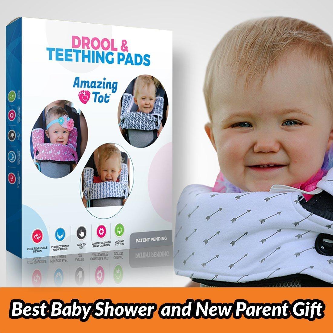 Juego de 3 Almohadillas Reversibles Amazing Tot Algodón Orgánico