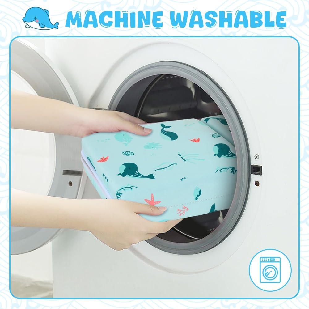 Almohadilla para Baño de Bebé SKEFOLI 55.88x43.18 cm Azul