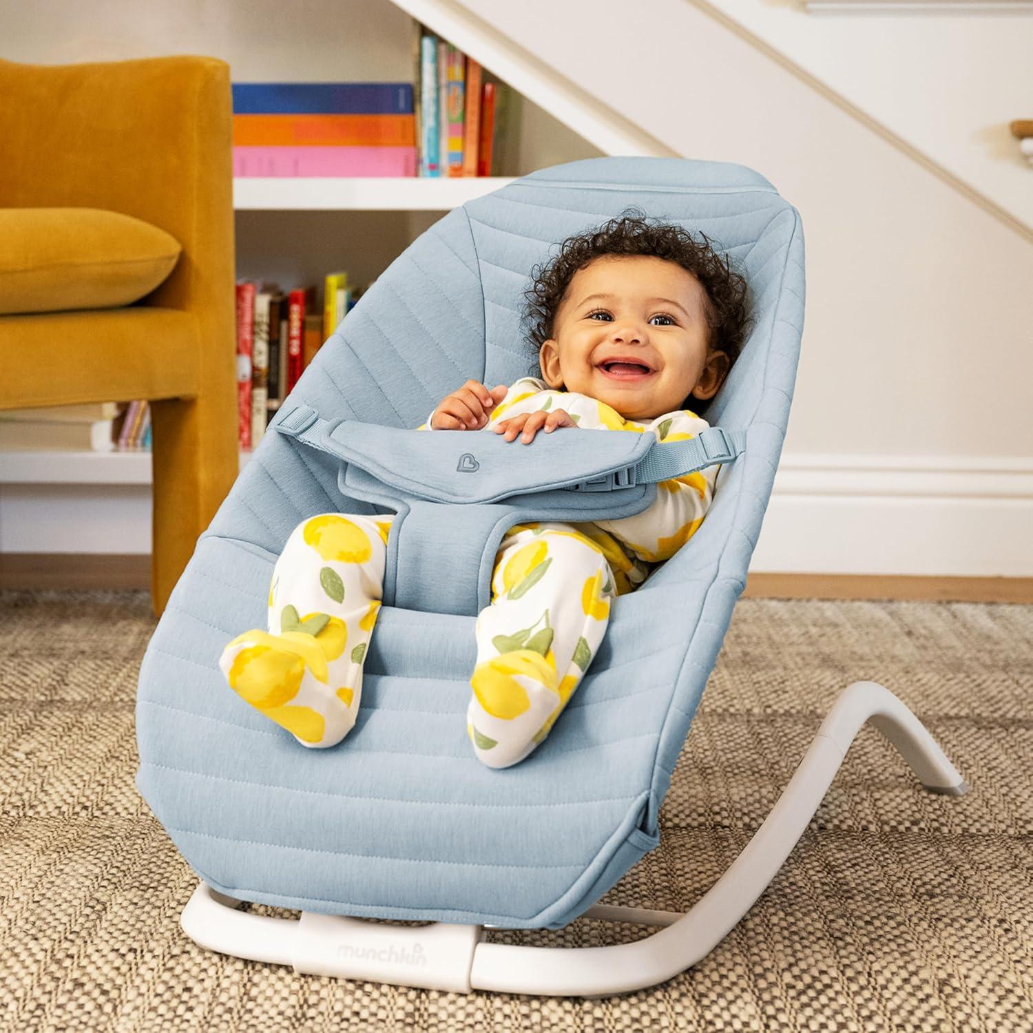 Funda de Asiento Premium Munchkin para Columpio Azul - Lavable