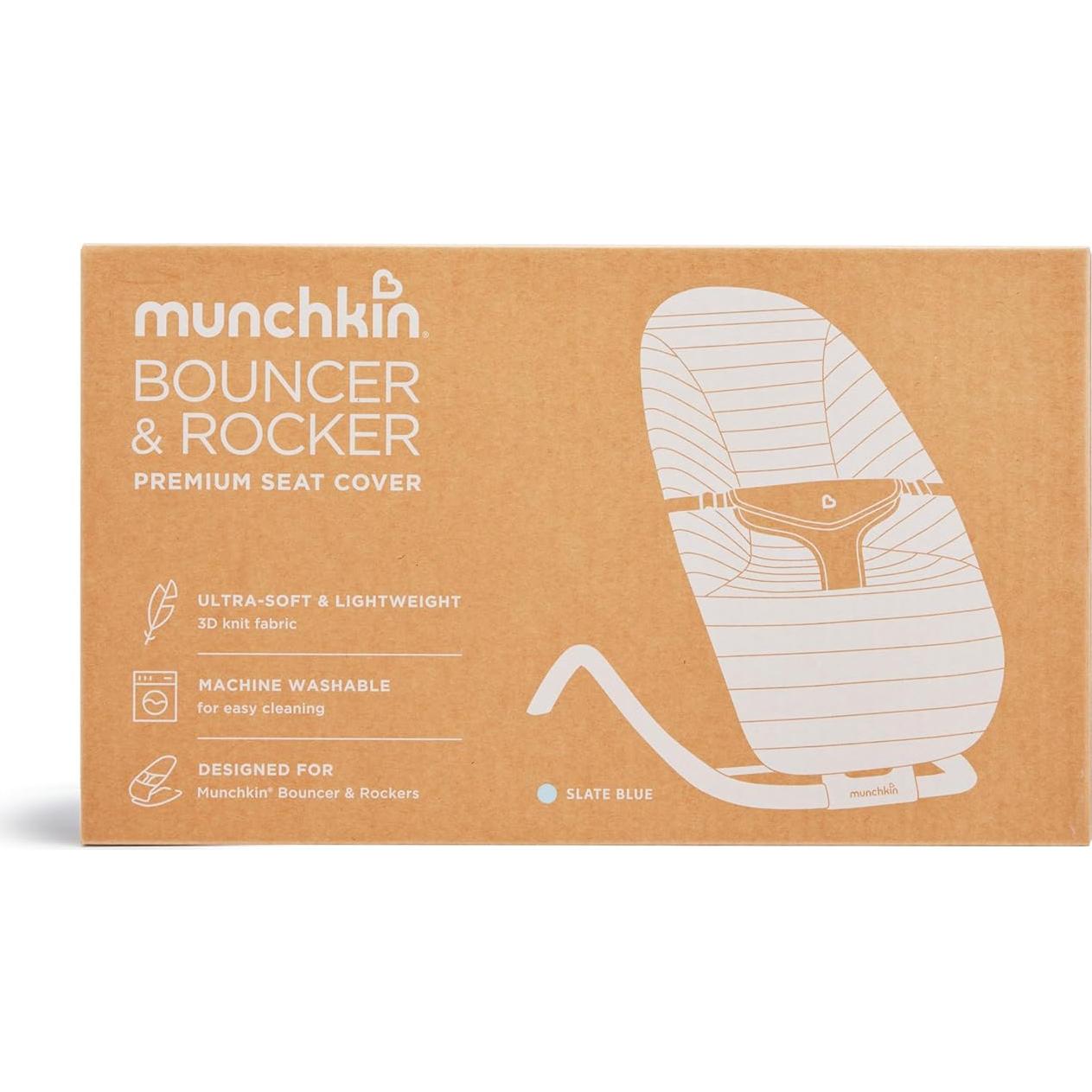 Funda de Asiento Premium Munchkin para Columpio Azul - Lavable