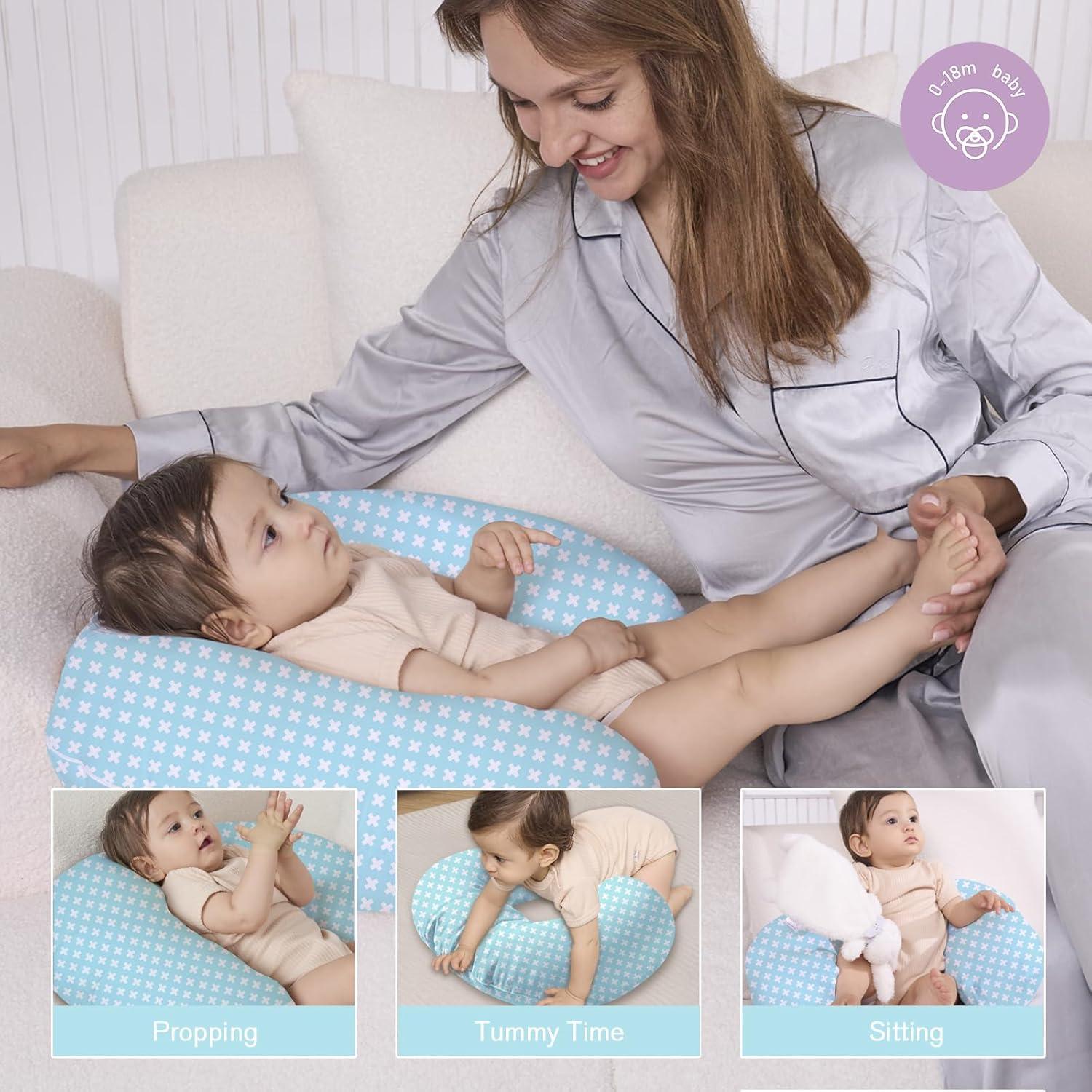 Fundas de Almohada de Lactancia Little Grape Land 2 Piezas Algodón