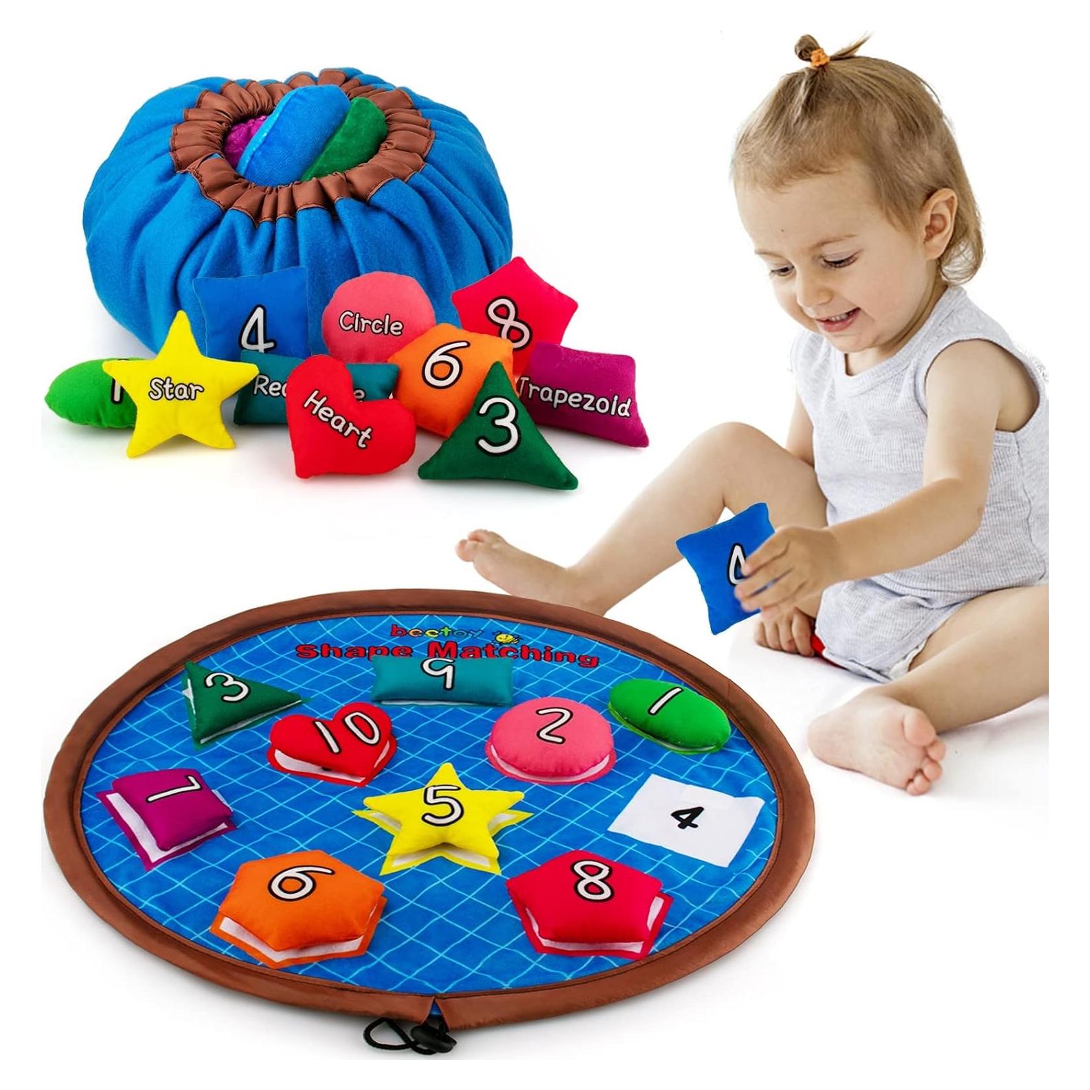 Juego de bolsas de frijoles Beetoy - Aprendizaje 10 PCS Multicolor