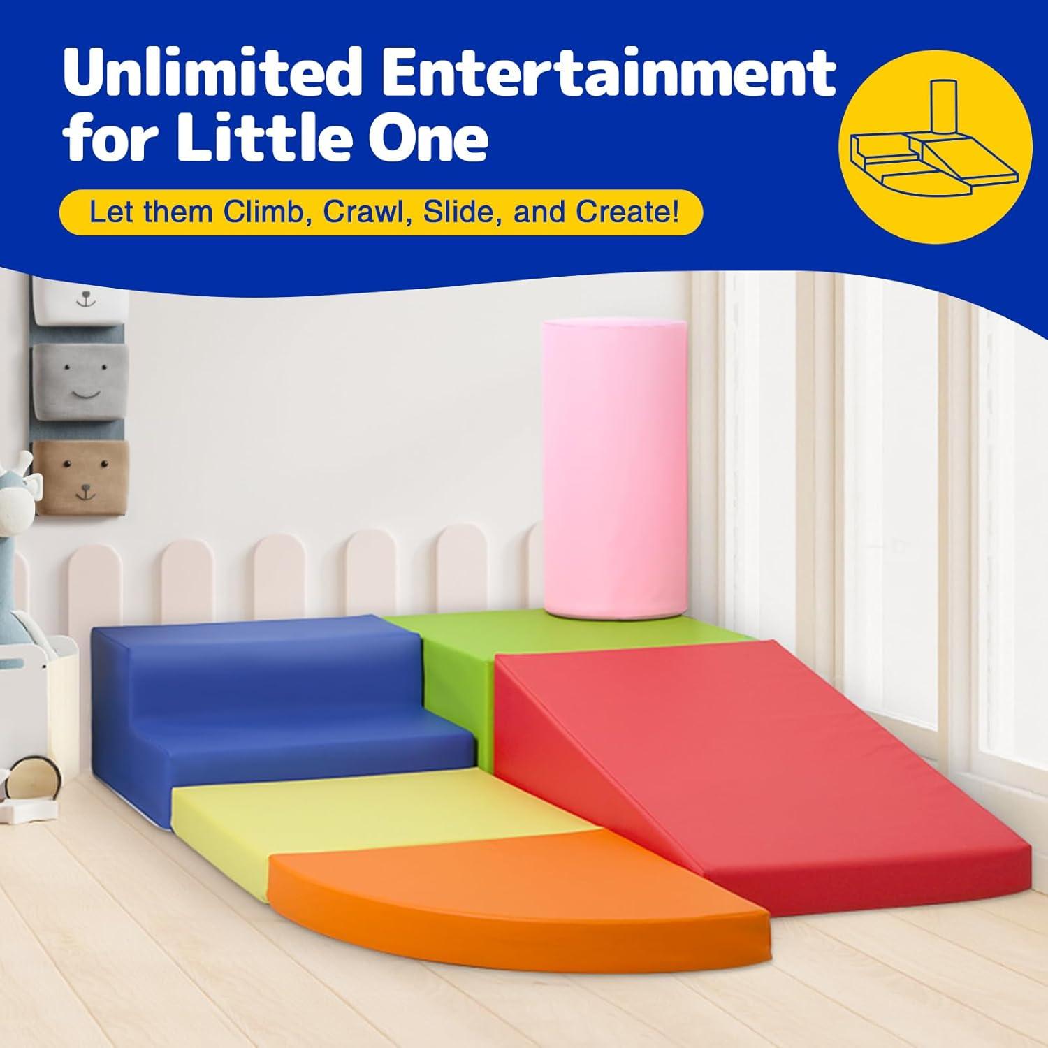 Set de Juguetes de Escalada Suave JungleDove - 6 Piezas