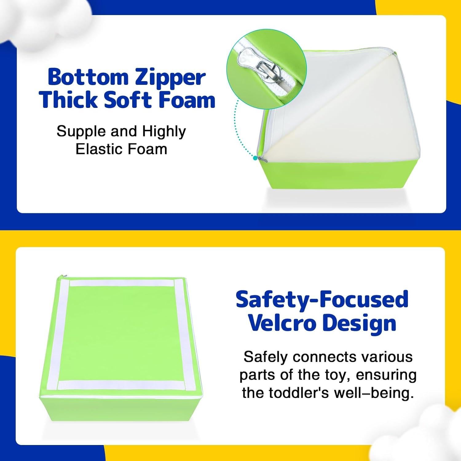 Set de Juguetes de Escalada Suave JungleDove - 6 Piezas