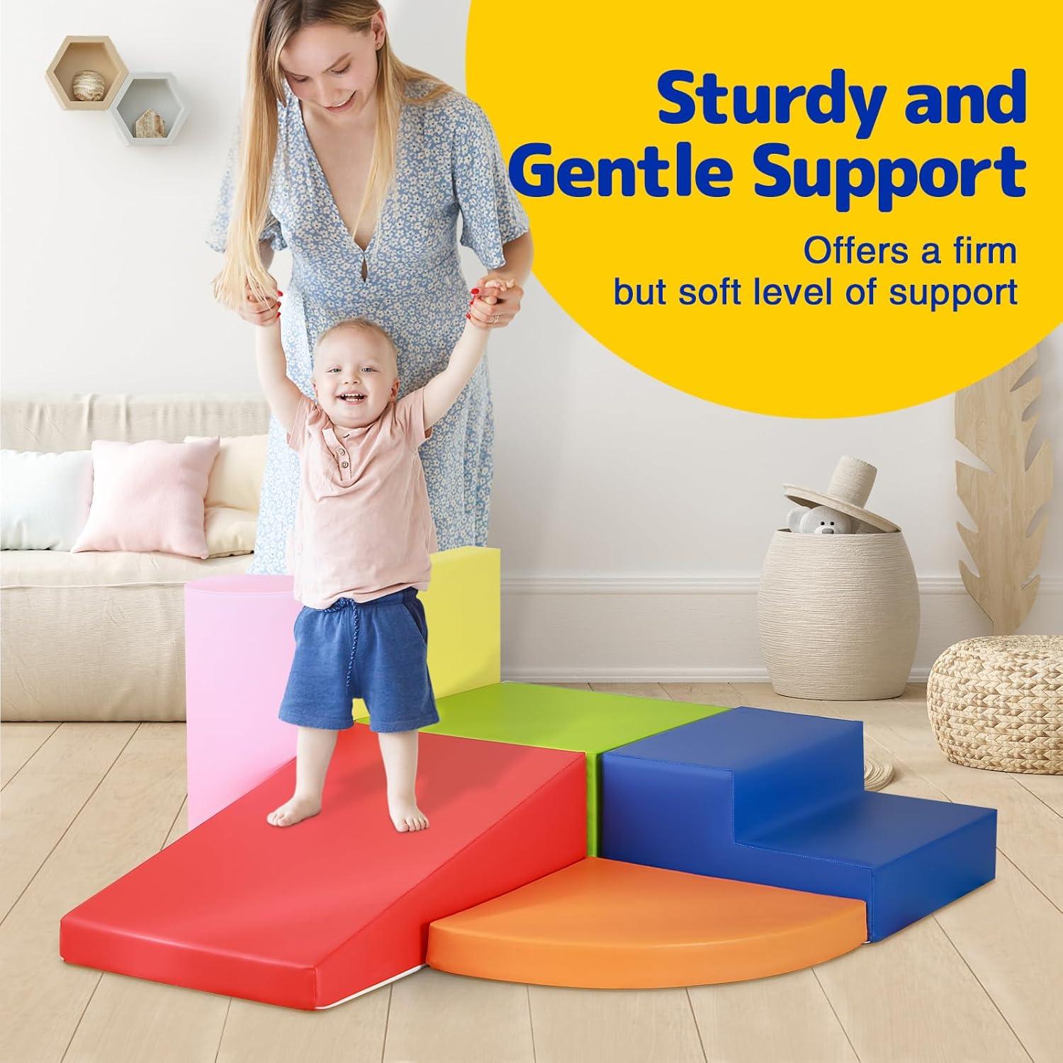 Set de Juguetes de Escalada Suave JungleDove - 6 Piezas