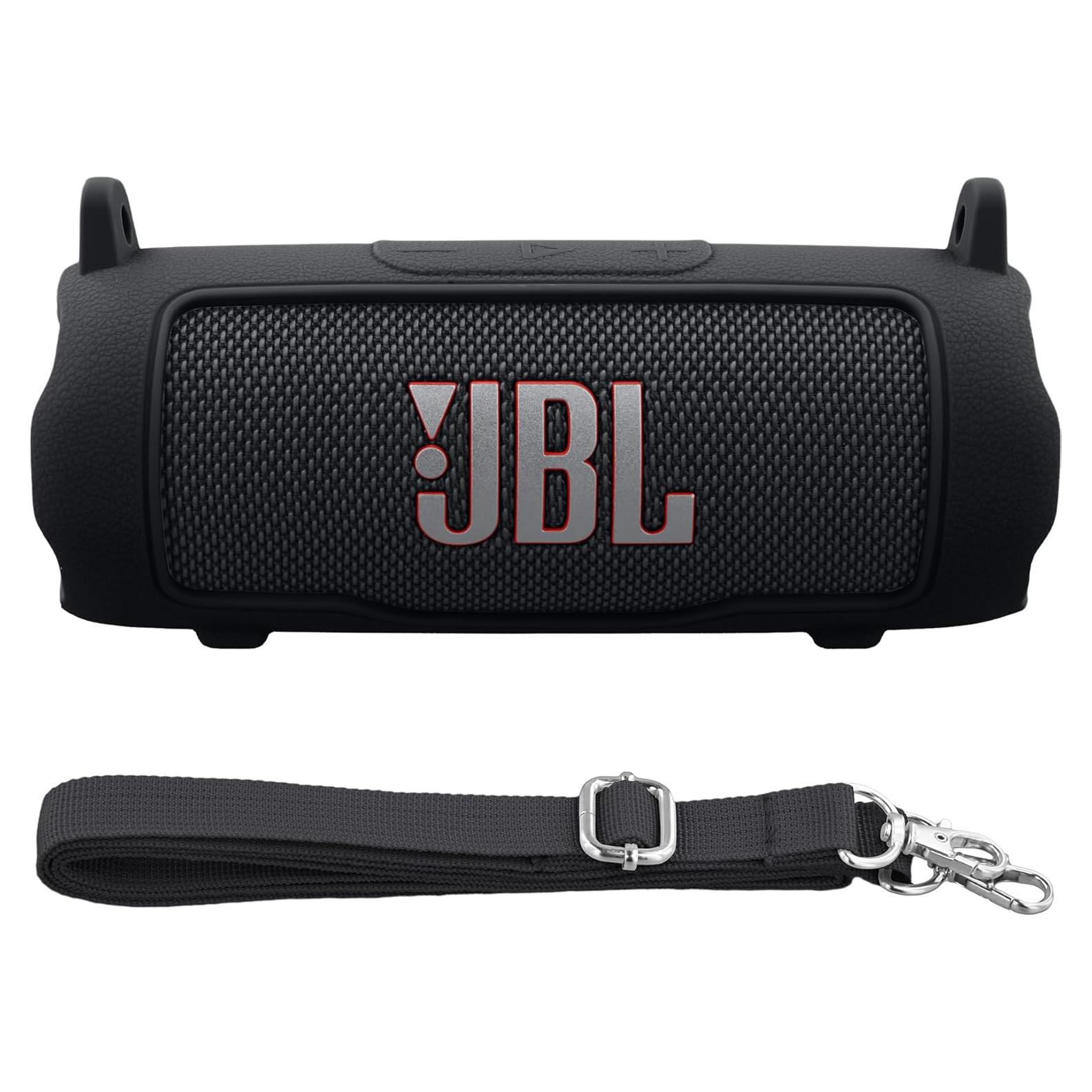 Funda de Silicona Baval para JBL Flip 7 - Cubierta Negra