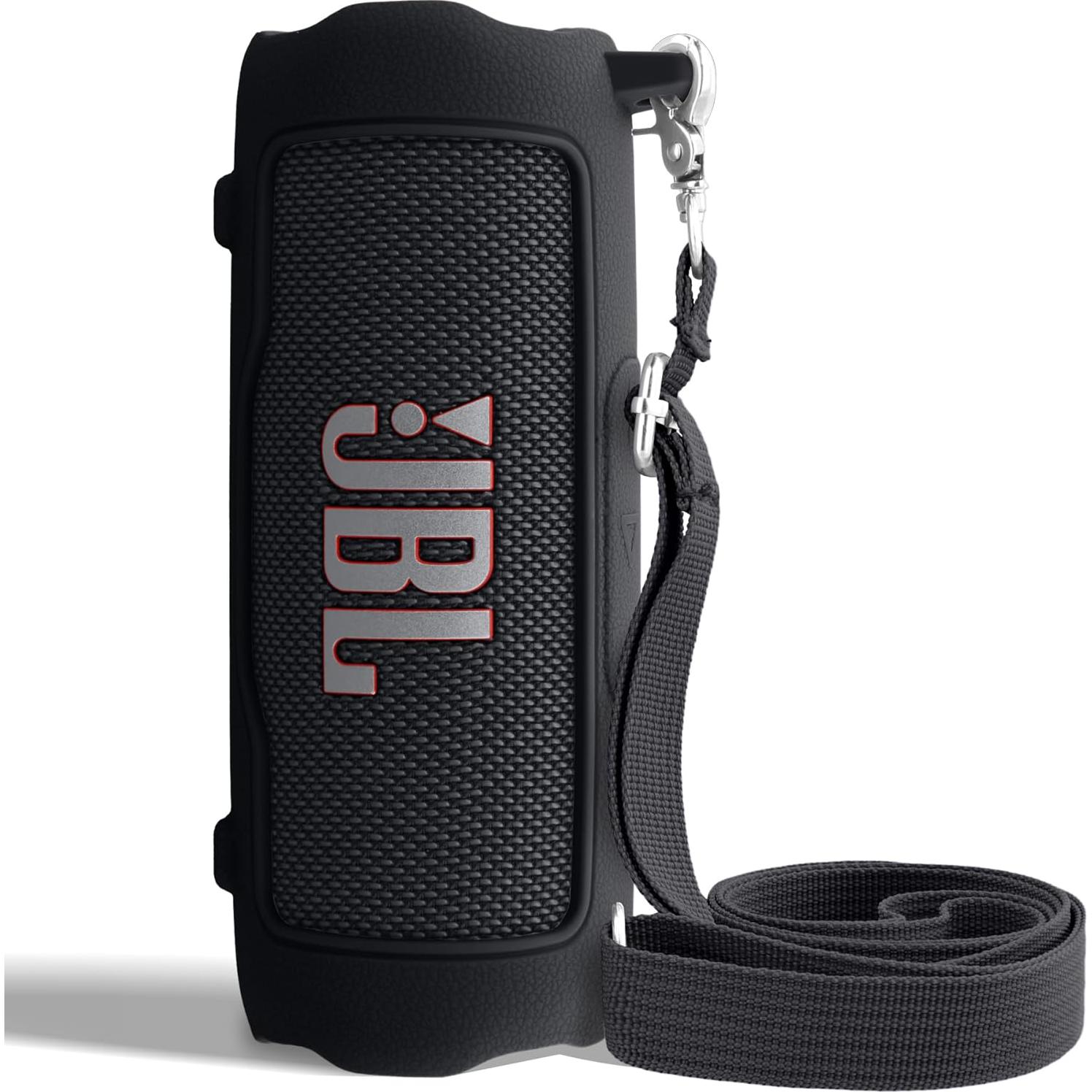 Funda de Silicona Baval para JBL Flip 7 - Cubierta Negra
