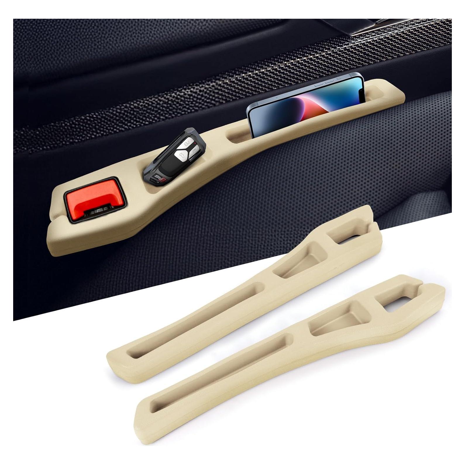 Hovom Organizador de Relleno Espacio Asientos Automóvil 2 Pcs Beige