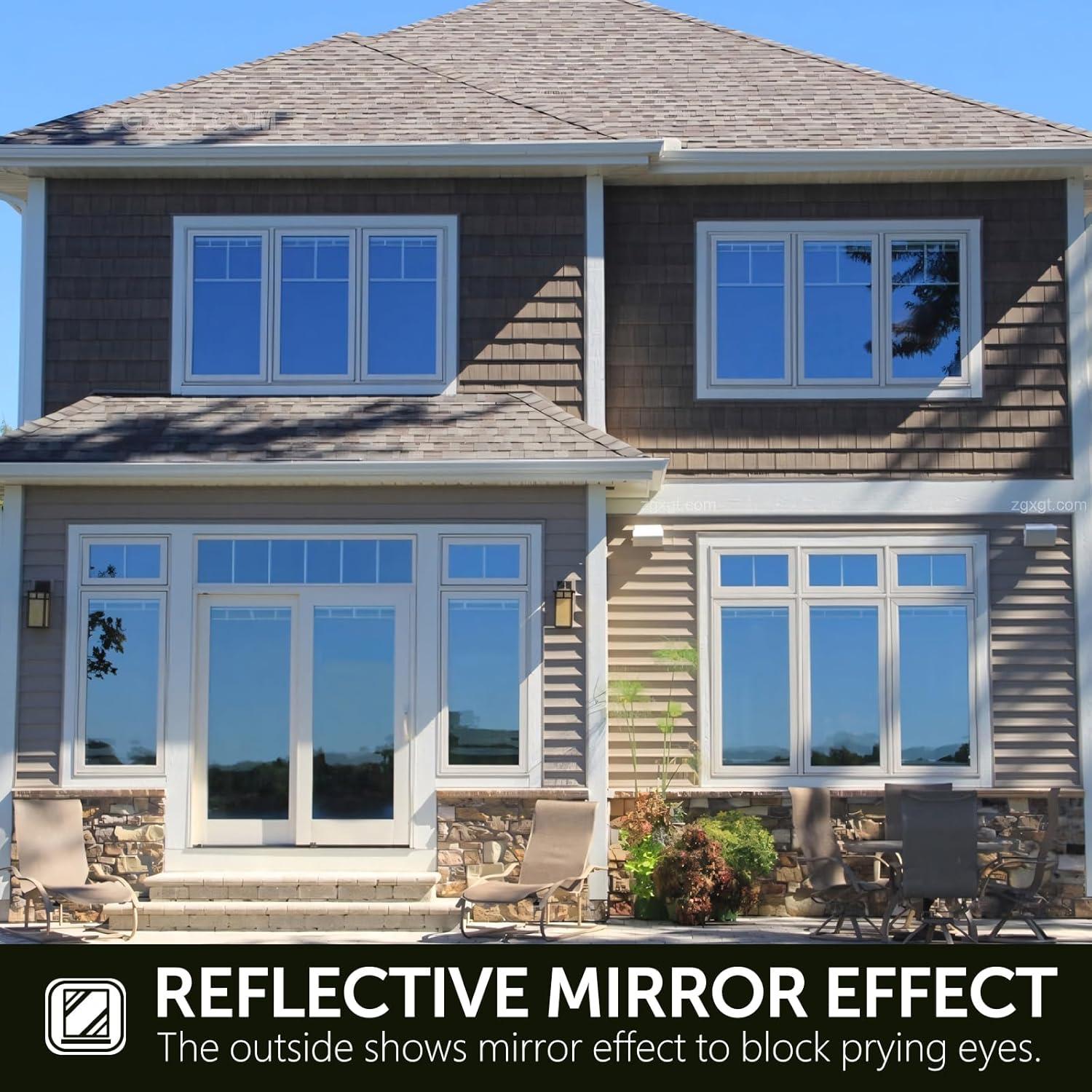 Película Reflectante Unidireccional Agmovoue 43.9x198 cm