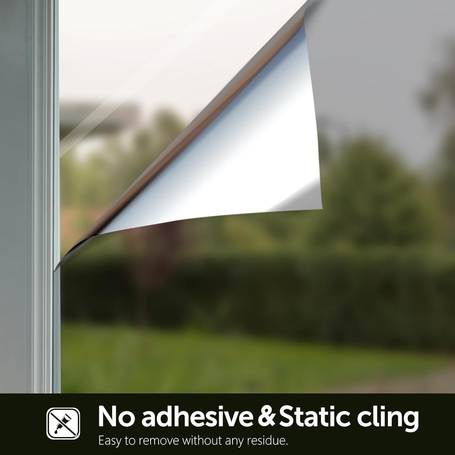 Película Reflectante Unidireccional Agmovoue 43.9x198 cm