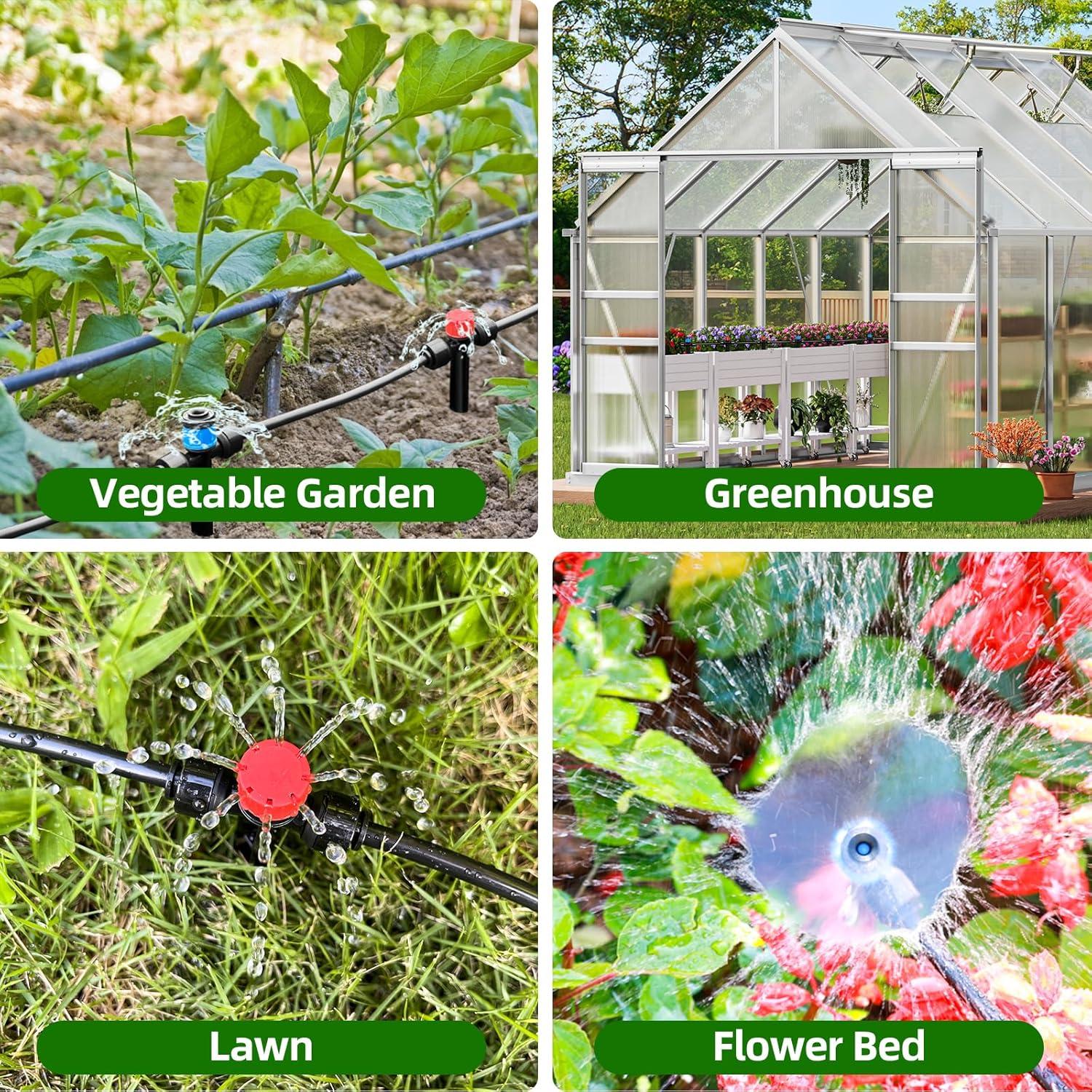 Sistema de Riego por Goteo 15.24 m Thiswing con Conectores Rápidos