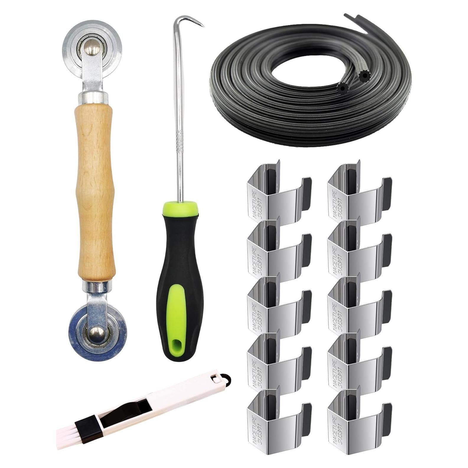 Kit de Herramientas para Pantallas NACETURE - 10 Clips y Rodillo
