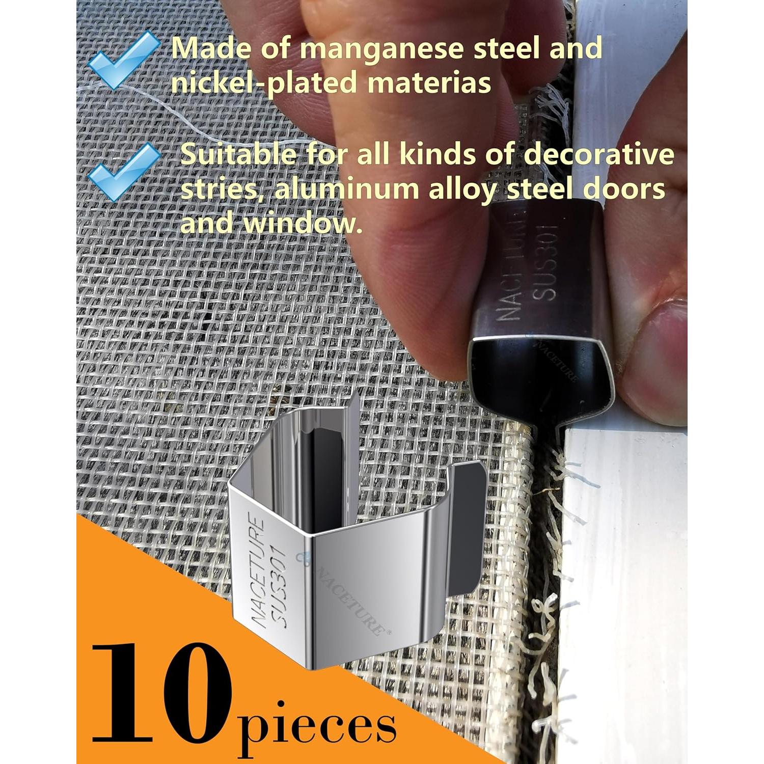 Kit de Herramientas para Pantallas NACETURE - 10 Clips y Rodillo