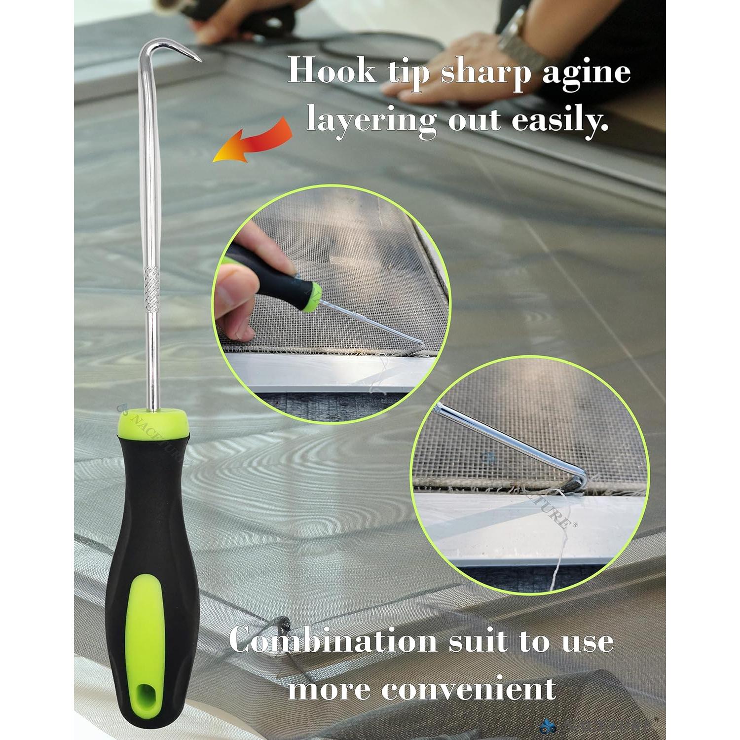 Kit de Herramientas para Pantallas NACETURE - 10 Clips y Rodillo