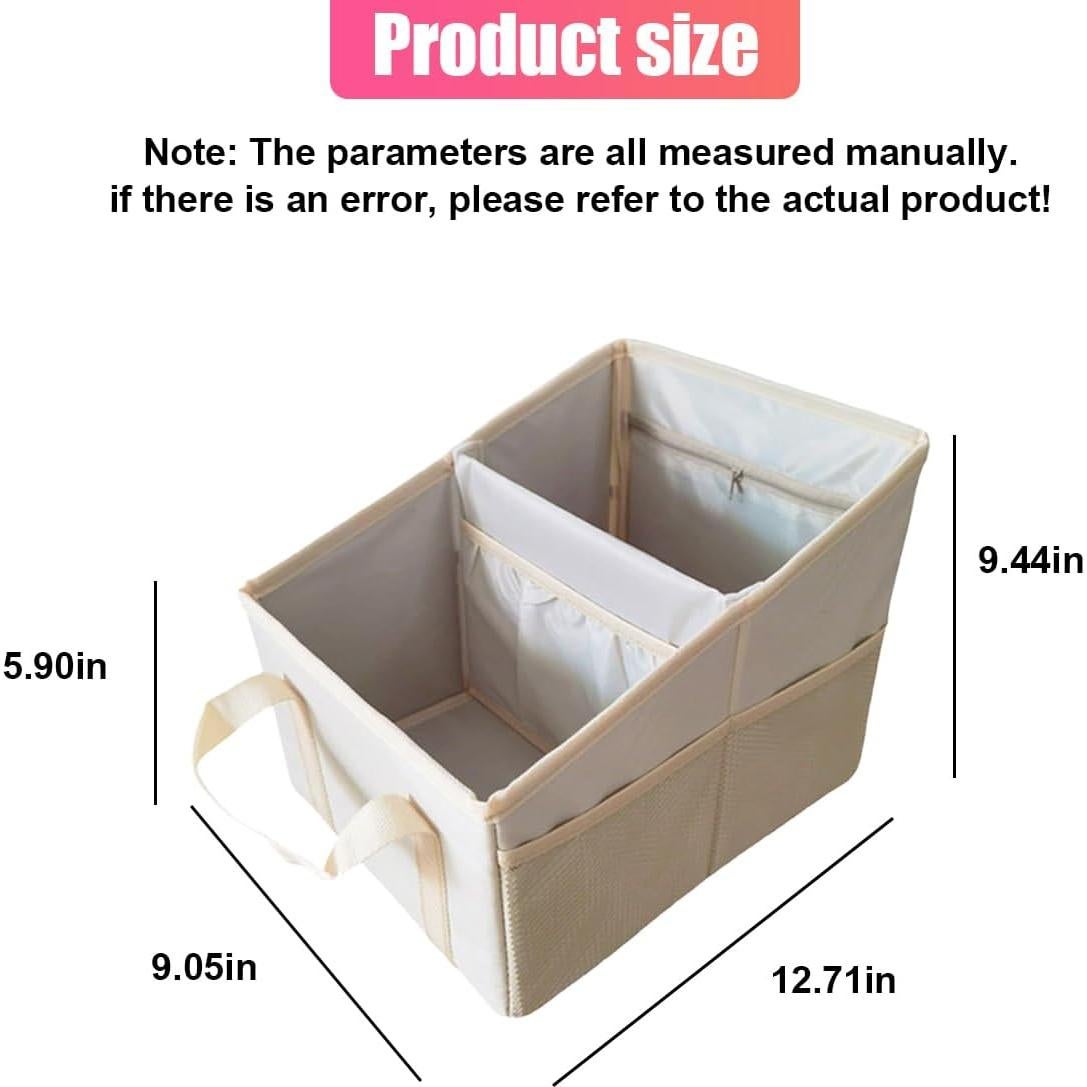 Organizador de Asiento de Coche ZIMISI Beige 32.3x24cm