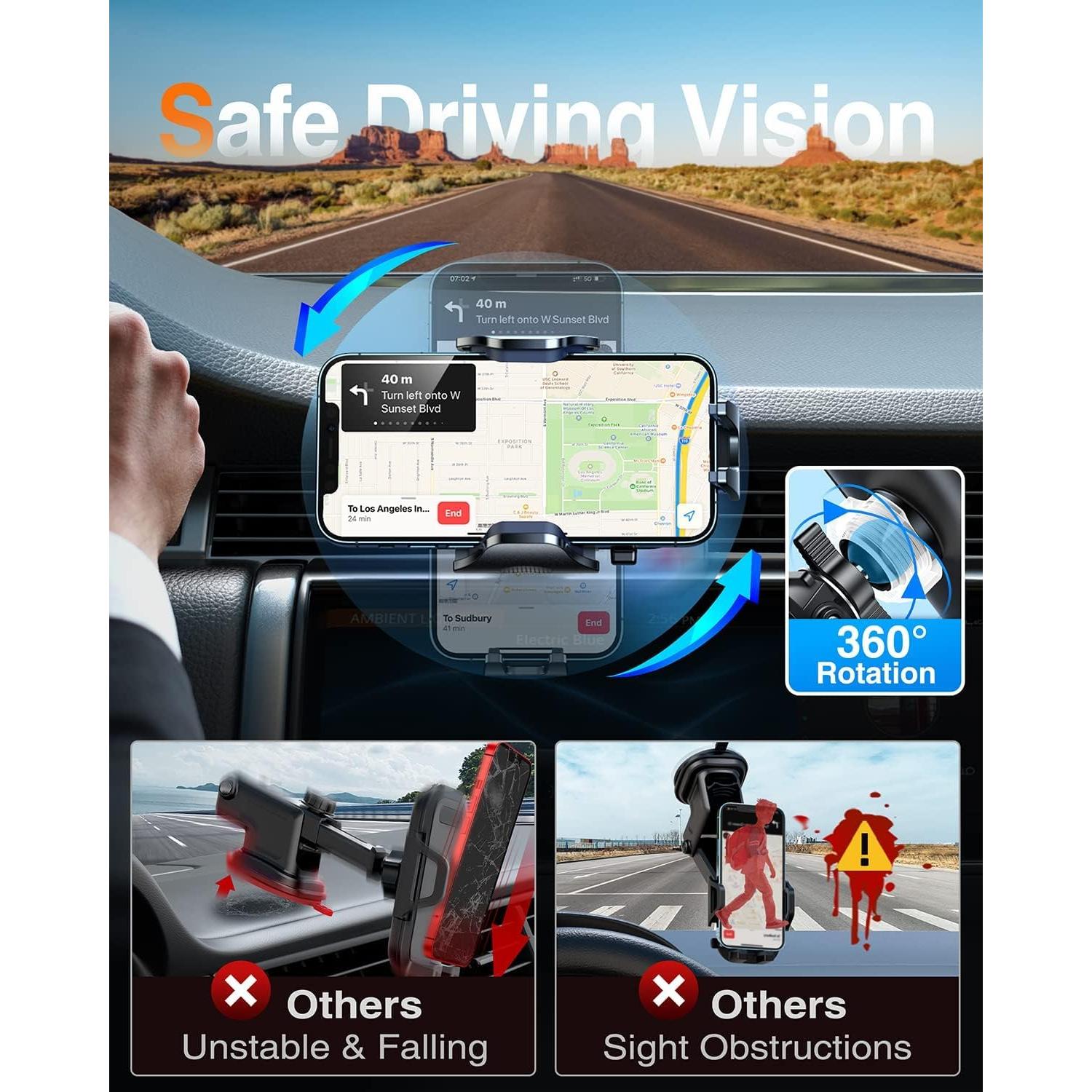 Soporte para Teléfono de Coche VANMASS TNZK-1 Universal 2025