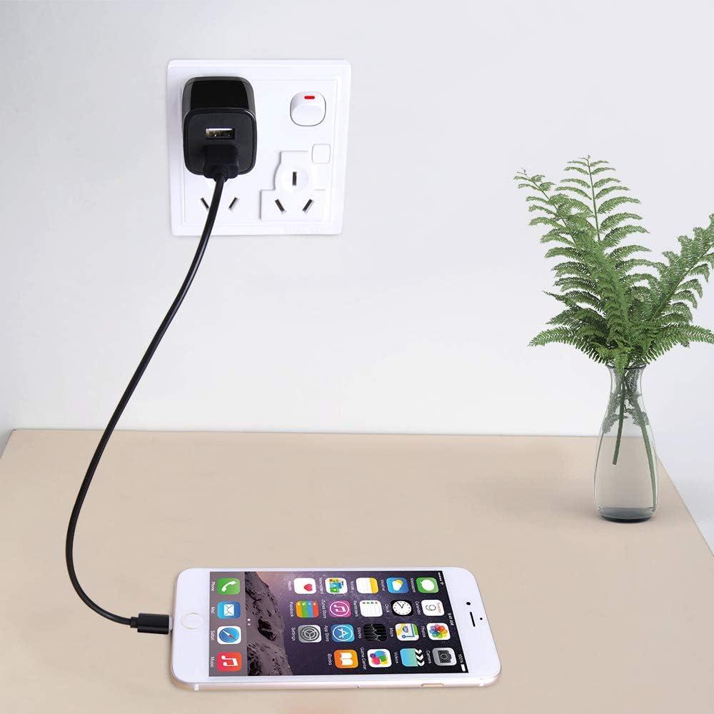 Cargador de Pared USB Doble UorMe 2.1A 5V Paquete de 5