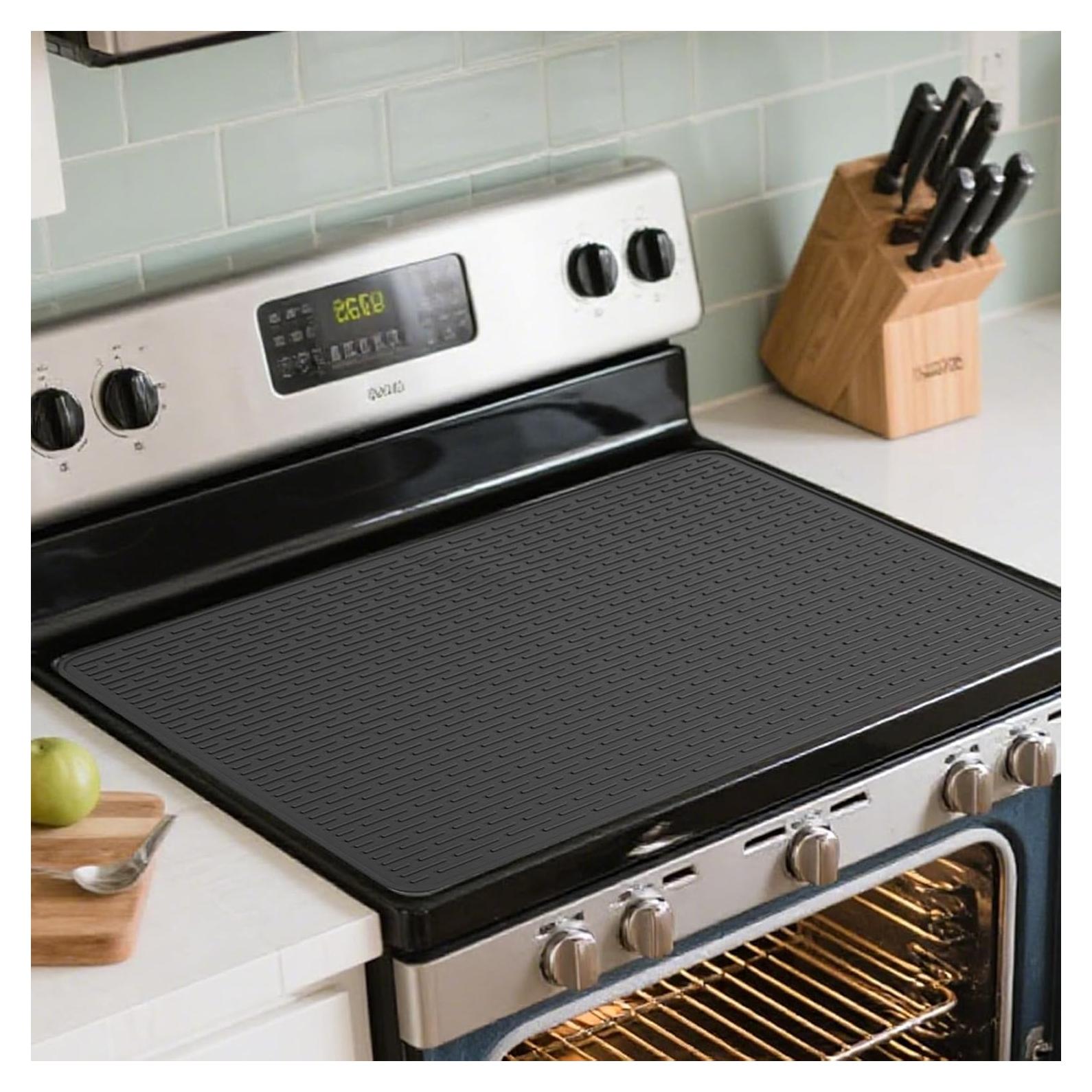 Cubierta de Estufa Eléctrica LONGKING 71.12x50.8cm Silicona Negra