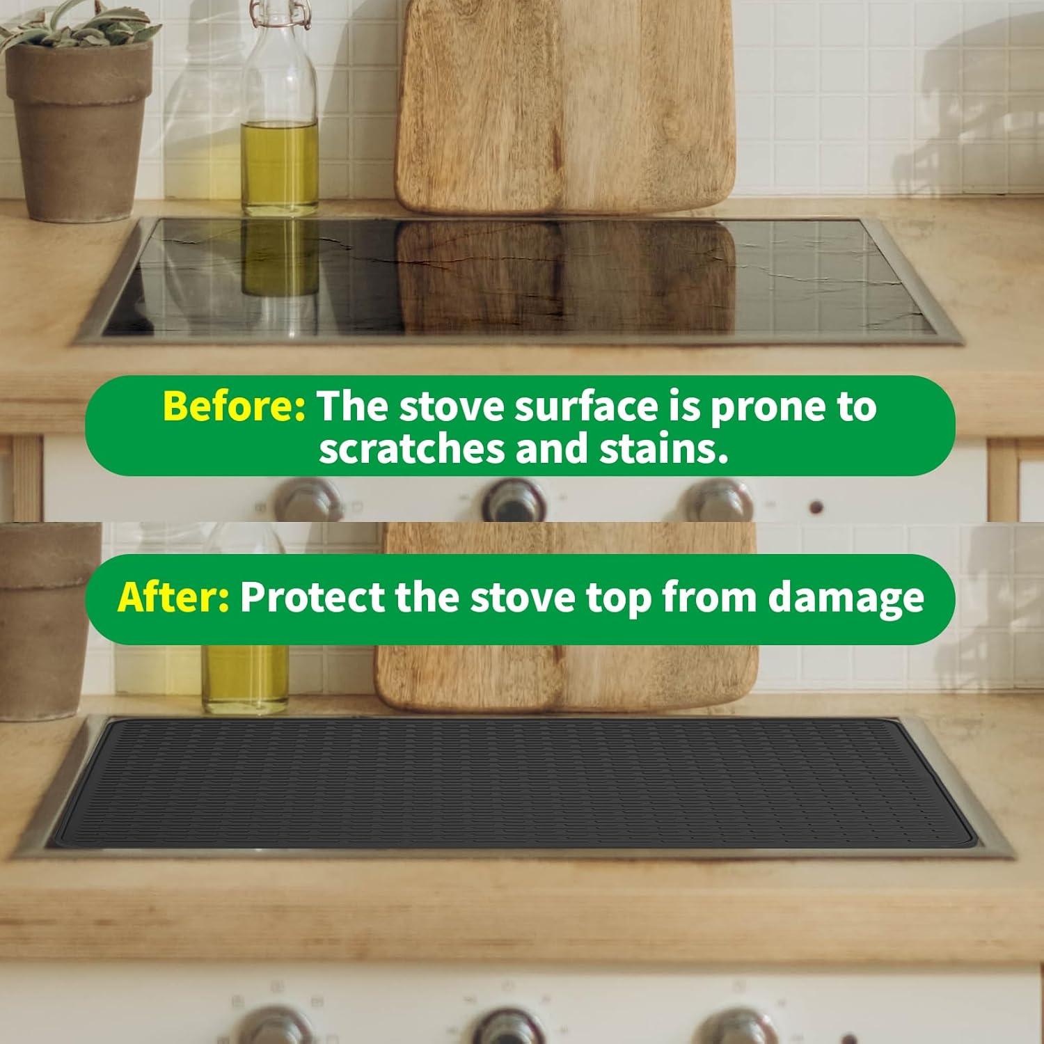 Cubierta de Estufa Eléctrica LONGKING 71.12x50.8cm Silicona Negra