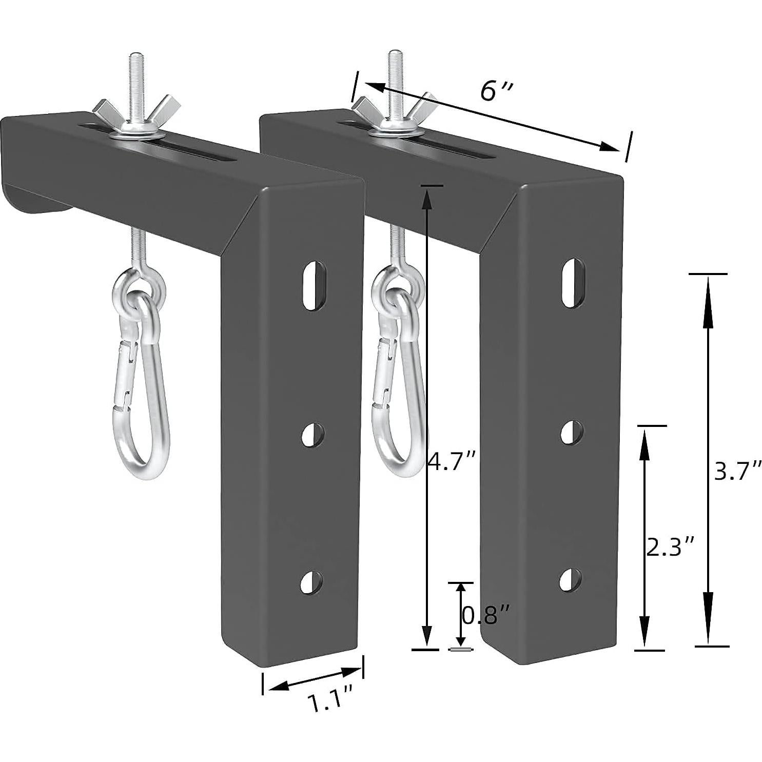Soporte de Pared para Pantalla de Proyector Fhome Negro 6" Ajustable