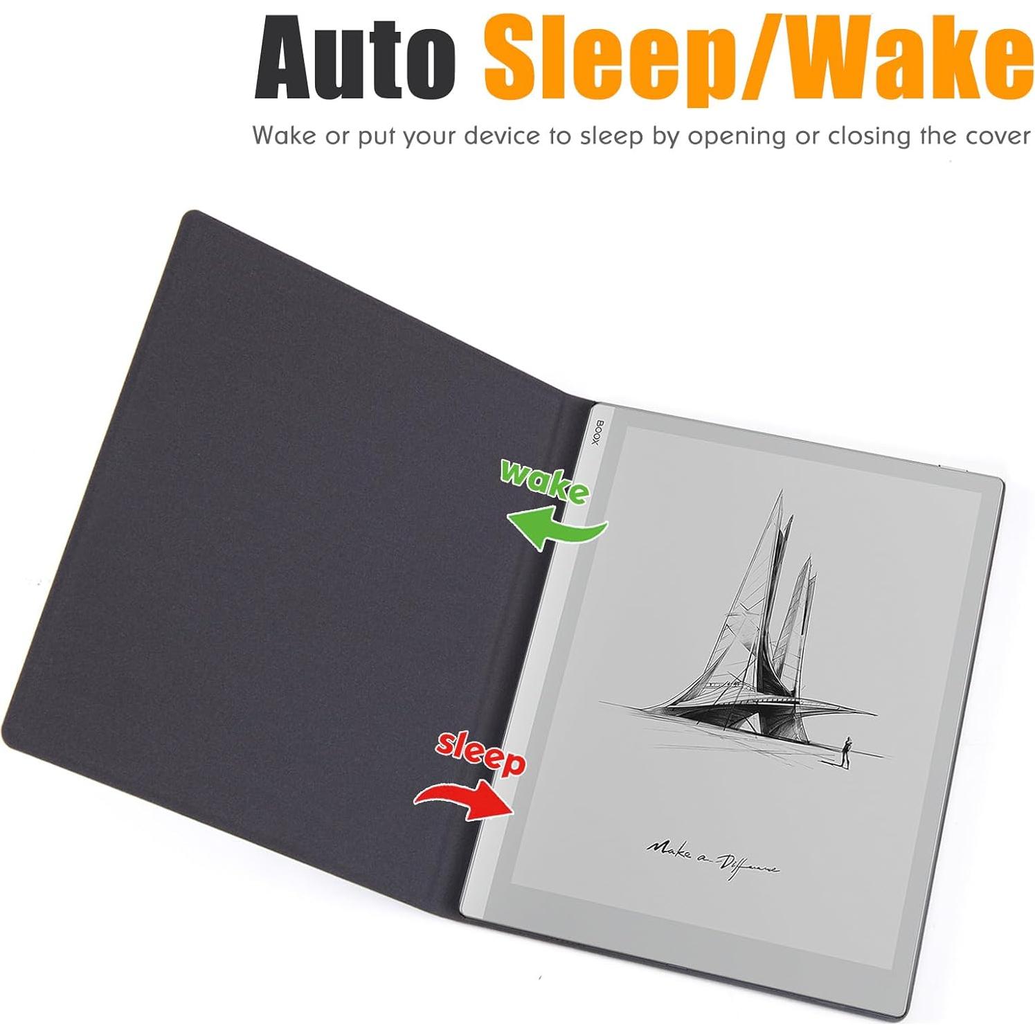 Funda Magnética Onyx Boox Go 10.3" 2024 - Ultra Delgado Gris