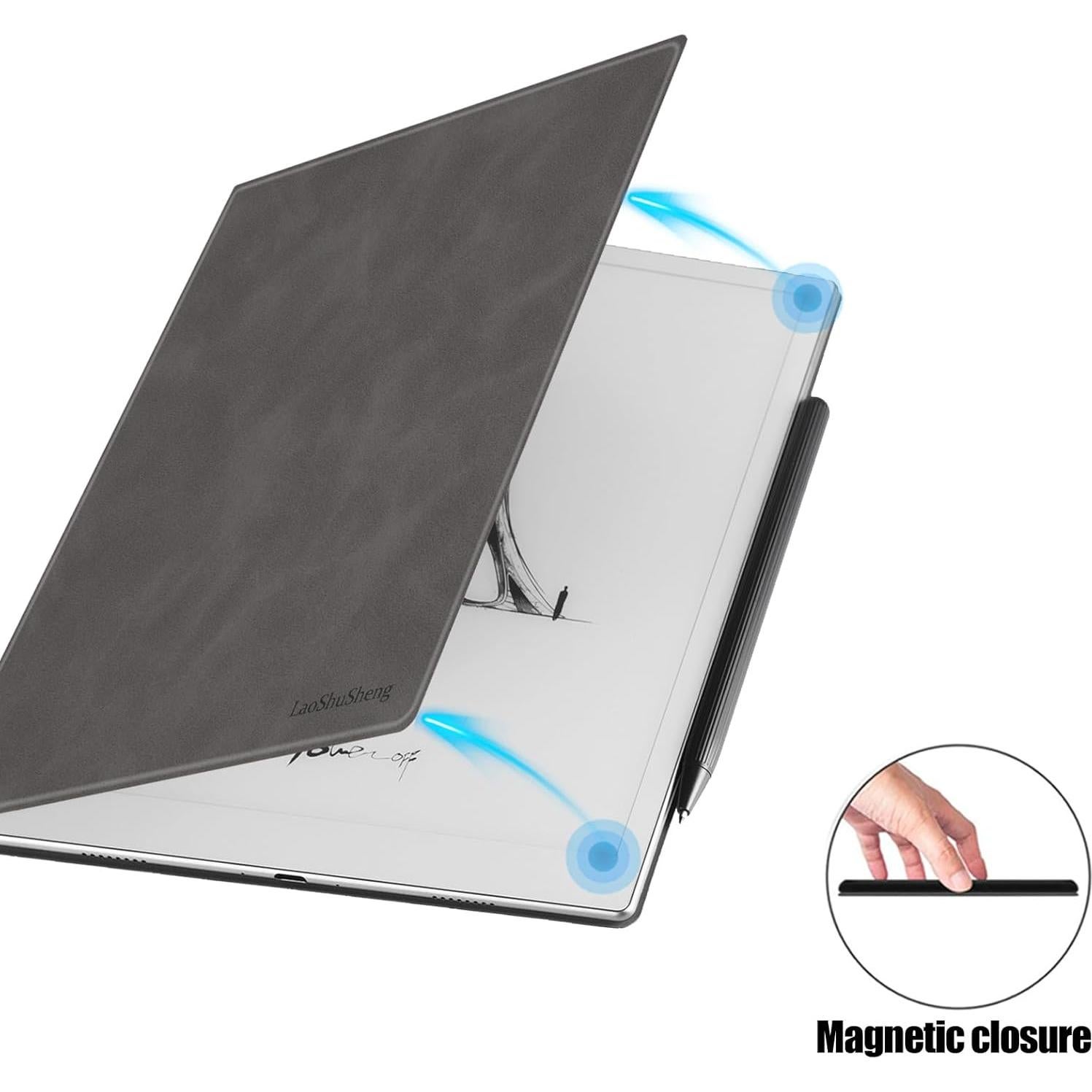 Funda Magnética Onyx Boox Go 10.3" 2024 - Ultra Delgado Gris