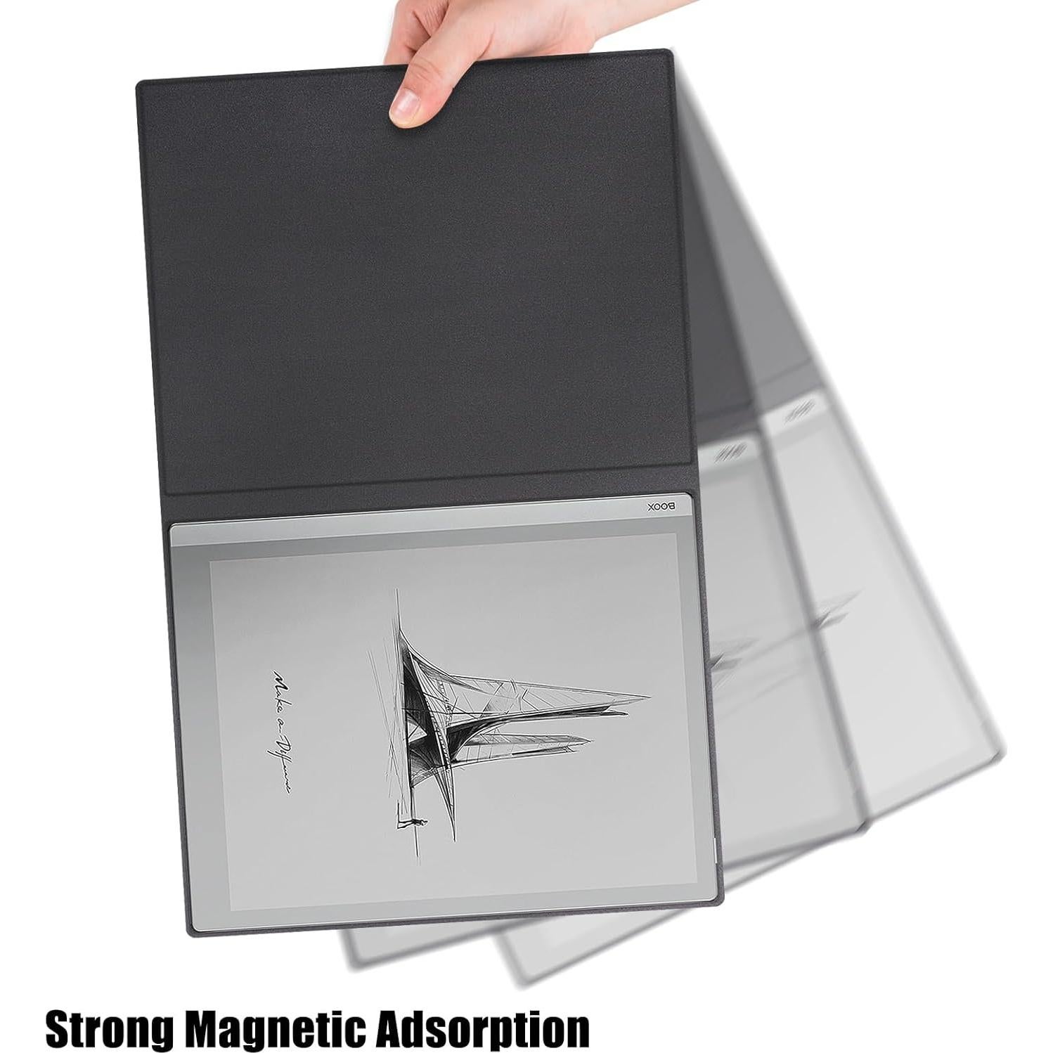 Funda Magnética Onyx Boox Go 10.3" 2024 - Ultra Delgado Gris