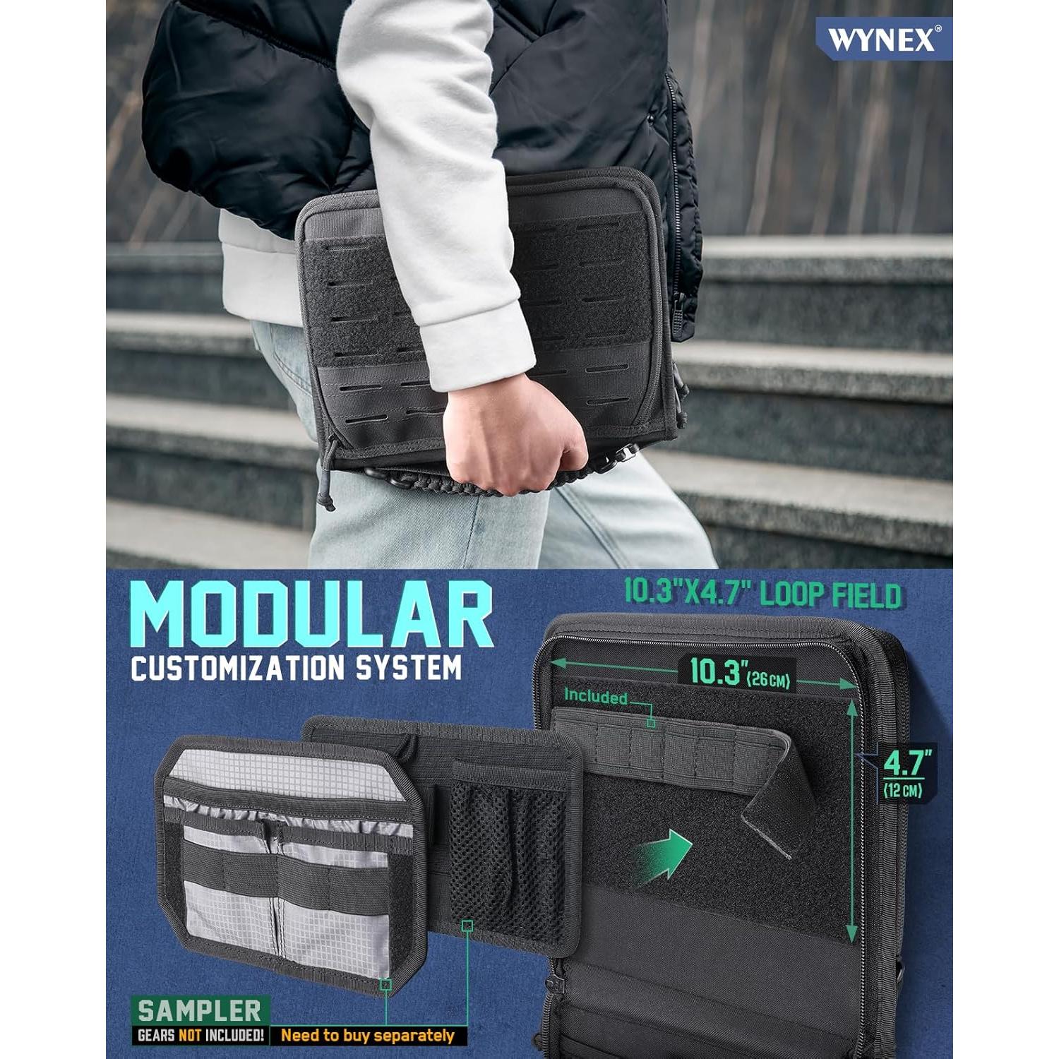 Bolsa Administrativa Molle Wynex WY-0257 para Tableta 9-11"