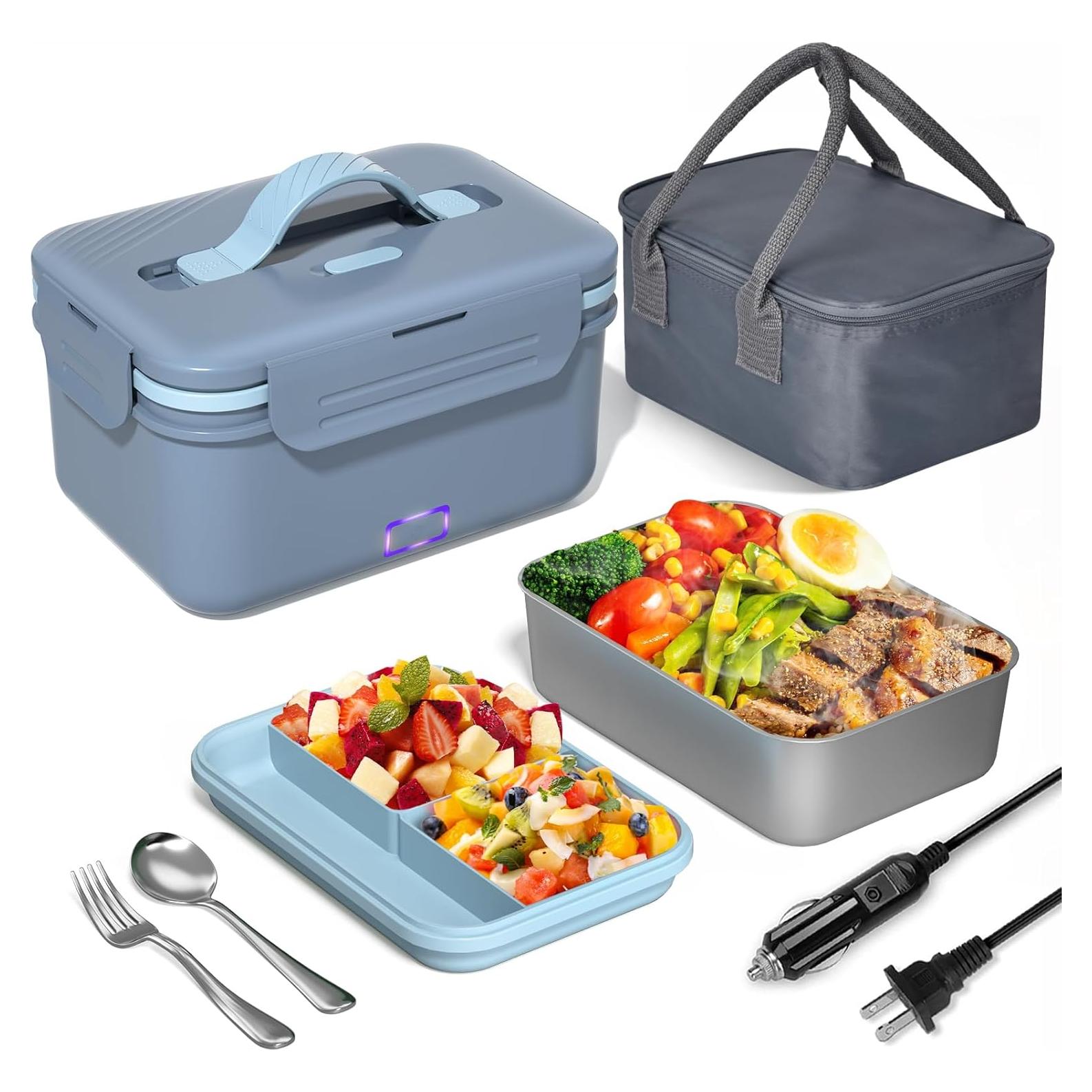Caja de Almuerzo Eléctrica Monteka 1.8L 100W Azul