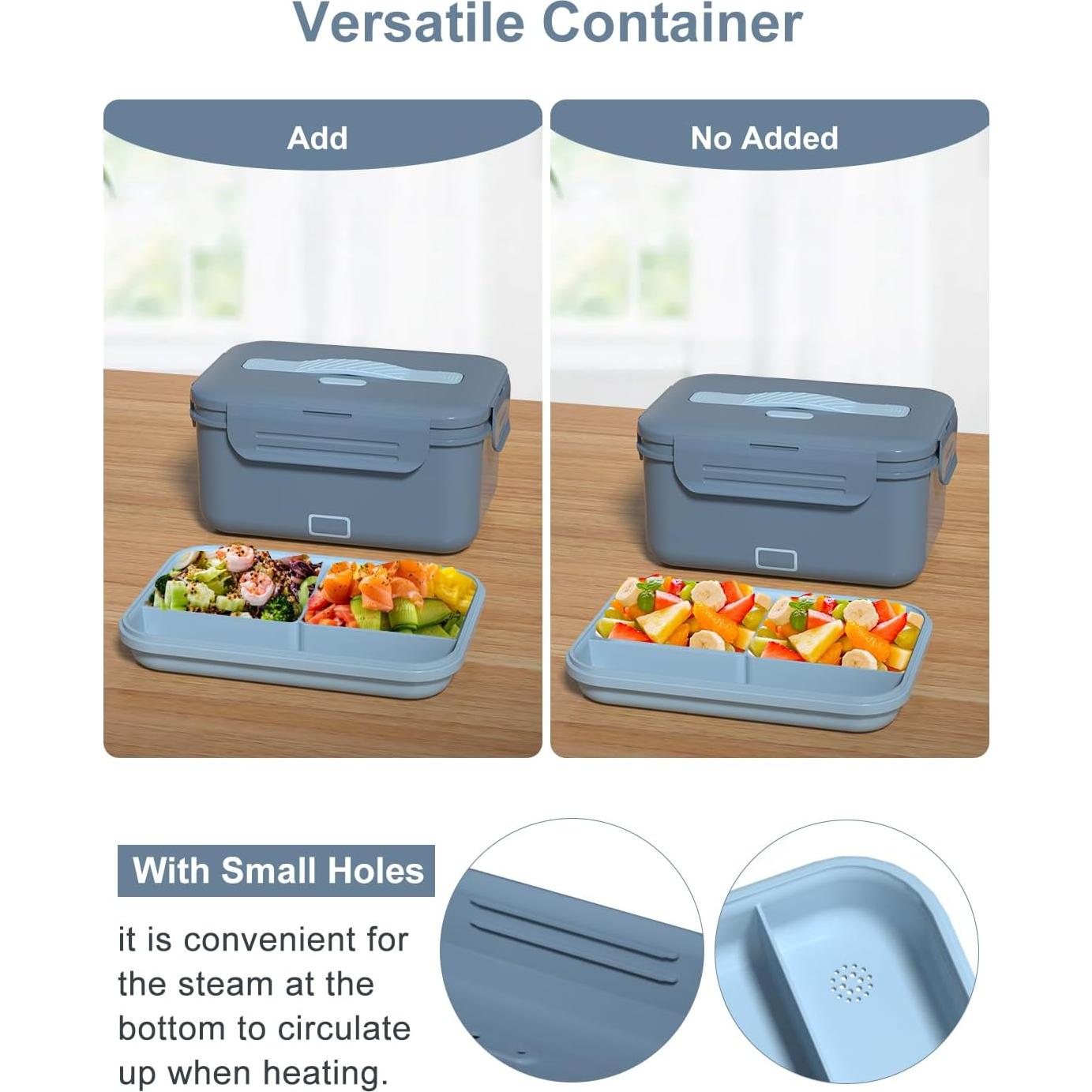 Caja de Almuerzo Eléctrica Monteka 1.8L 100W Azul