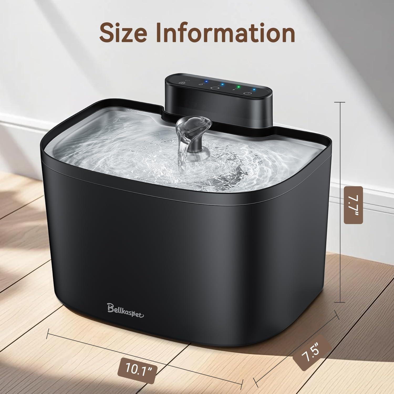 Fuente de Agua Inalámbrica para Gatos Bellkaspet M1 3.6L