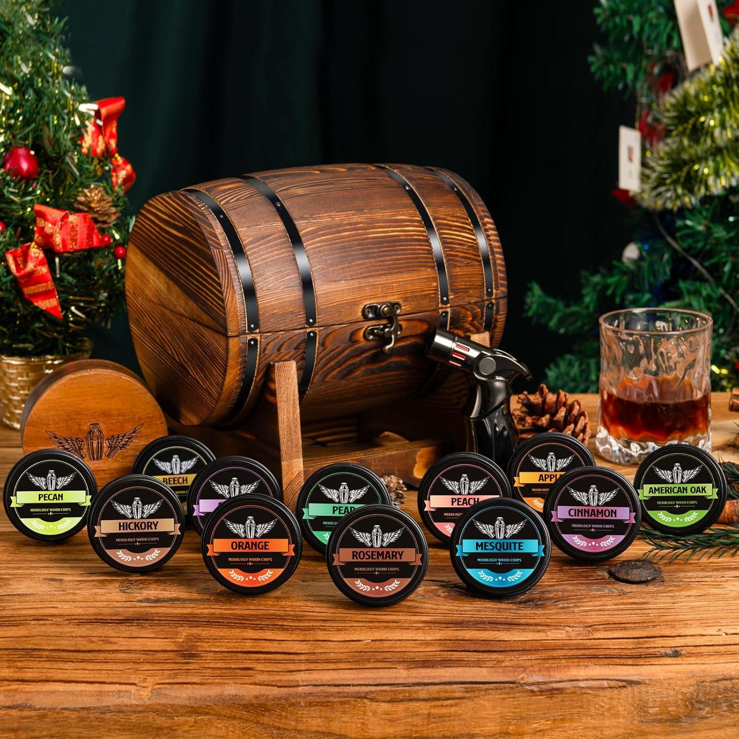 Astillas de Madera Natural para Ahumador INSISART - 12 Sabores