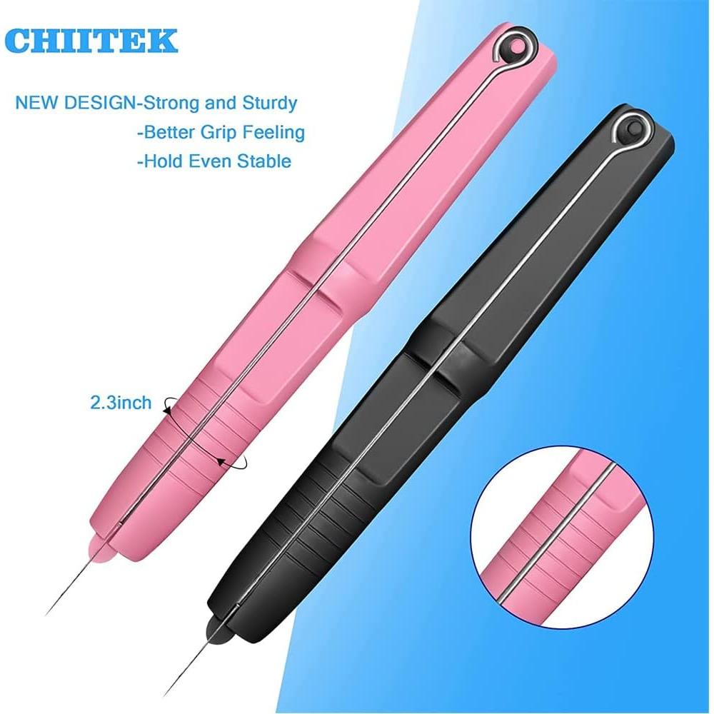 Kit de Tatuaje DIY Chiitek - 20 Agujas y Bolígrafo Ergonómico