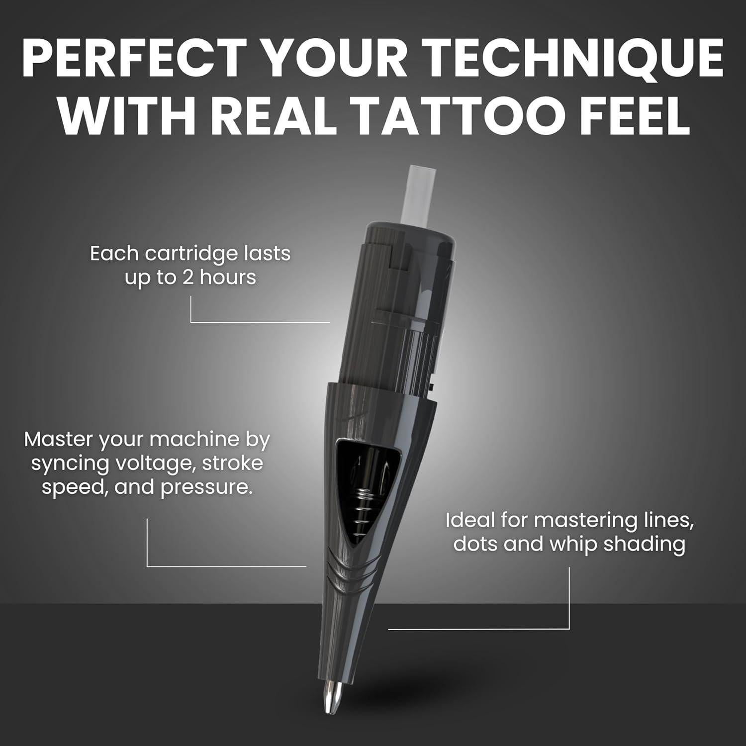 Cartuchos de bolígrafo Inlumino Heart Ink - Tinta negra - 6 unidades