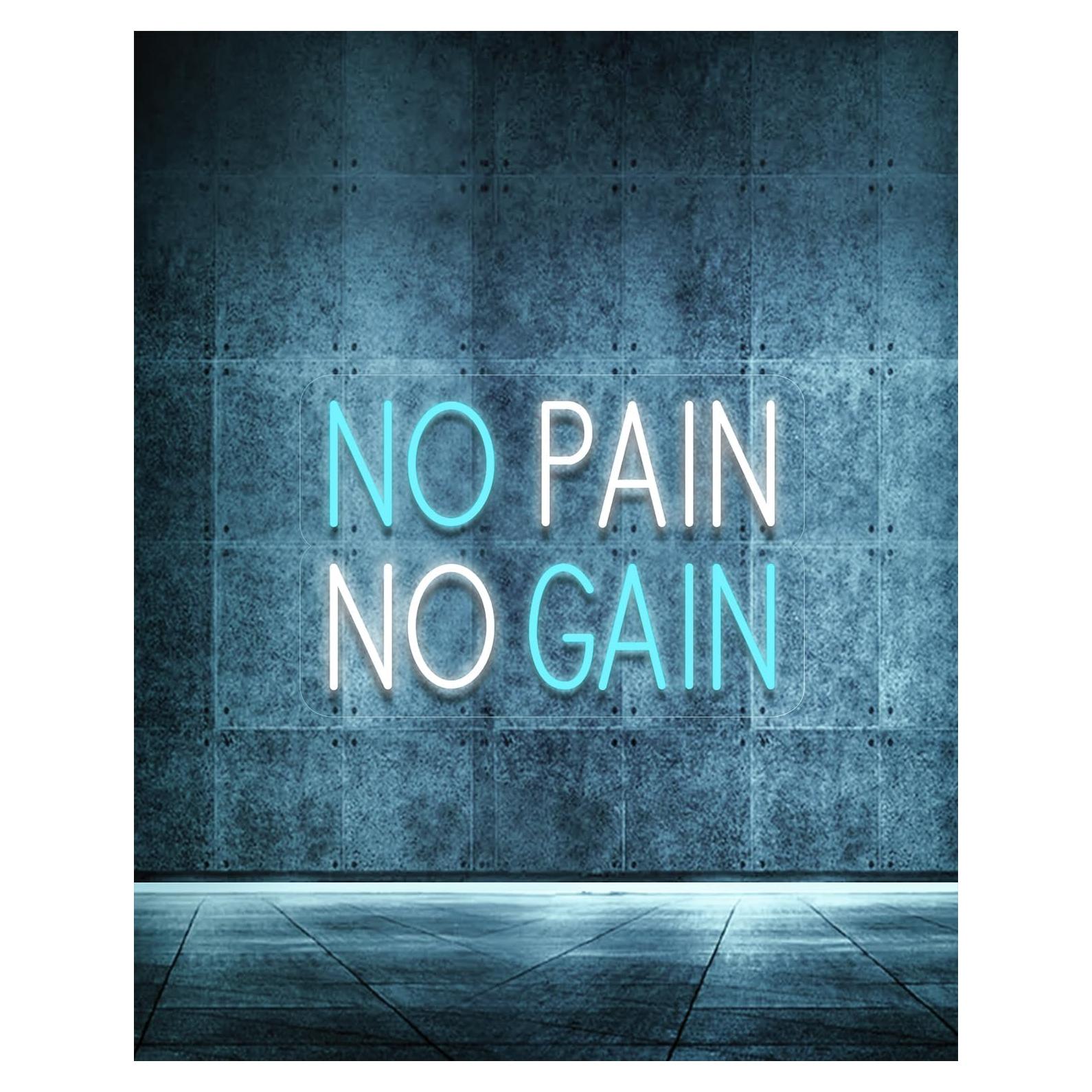 Letrero de Neón LED Boostool 41.1x17 cm Azul Motivacional