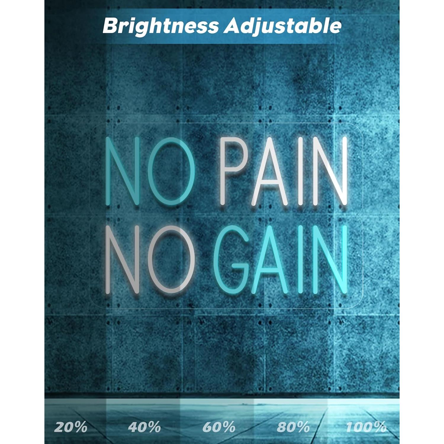 Letrero de Neón LED Boostool 41.1x17 cm Azul Motivacional