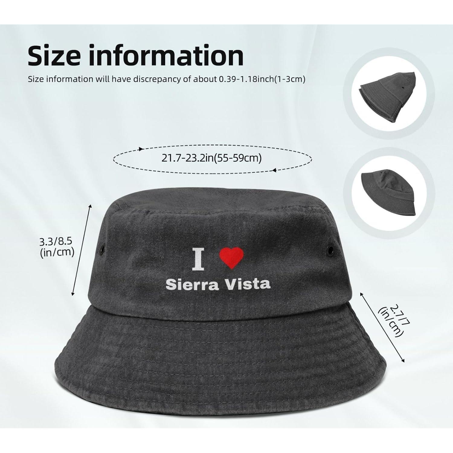 Sombrero de Cubo Unisex KCNSEZA Algodón Lavado Verano