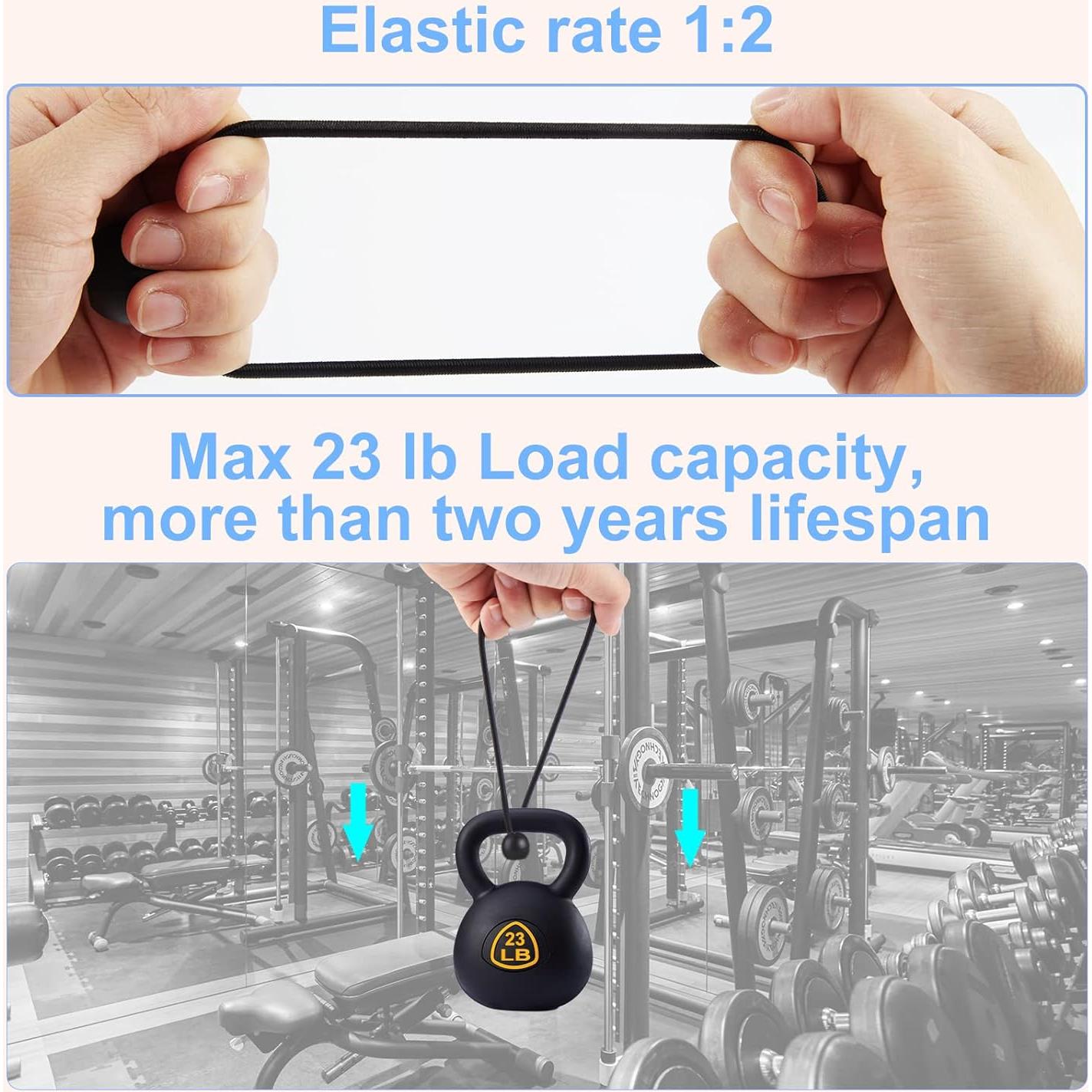 Cuerdas Bungee de Bola Skytened 30 Piezas Alta Resistencia