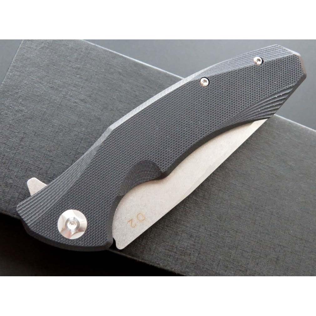 Cuchillo de bolsillo Eafengrow EF228 D2 G10 21.6 cm negro