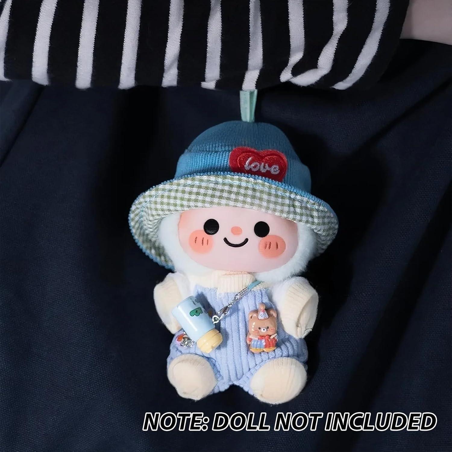 Conjunto de Pijama Azul para Muñeca 17cm EAVAN - 7 Piezas