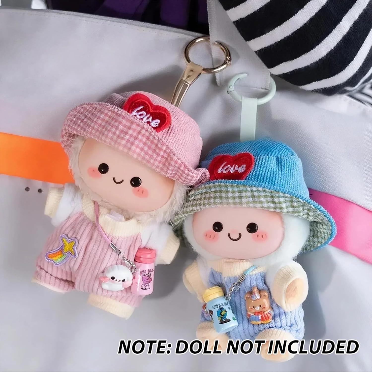 Conjunto de Pijama Azul para Muñeca 17cm EAVAN - 7 Piezas