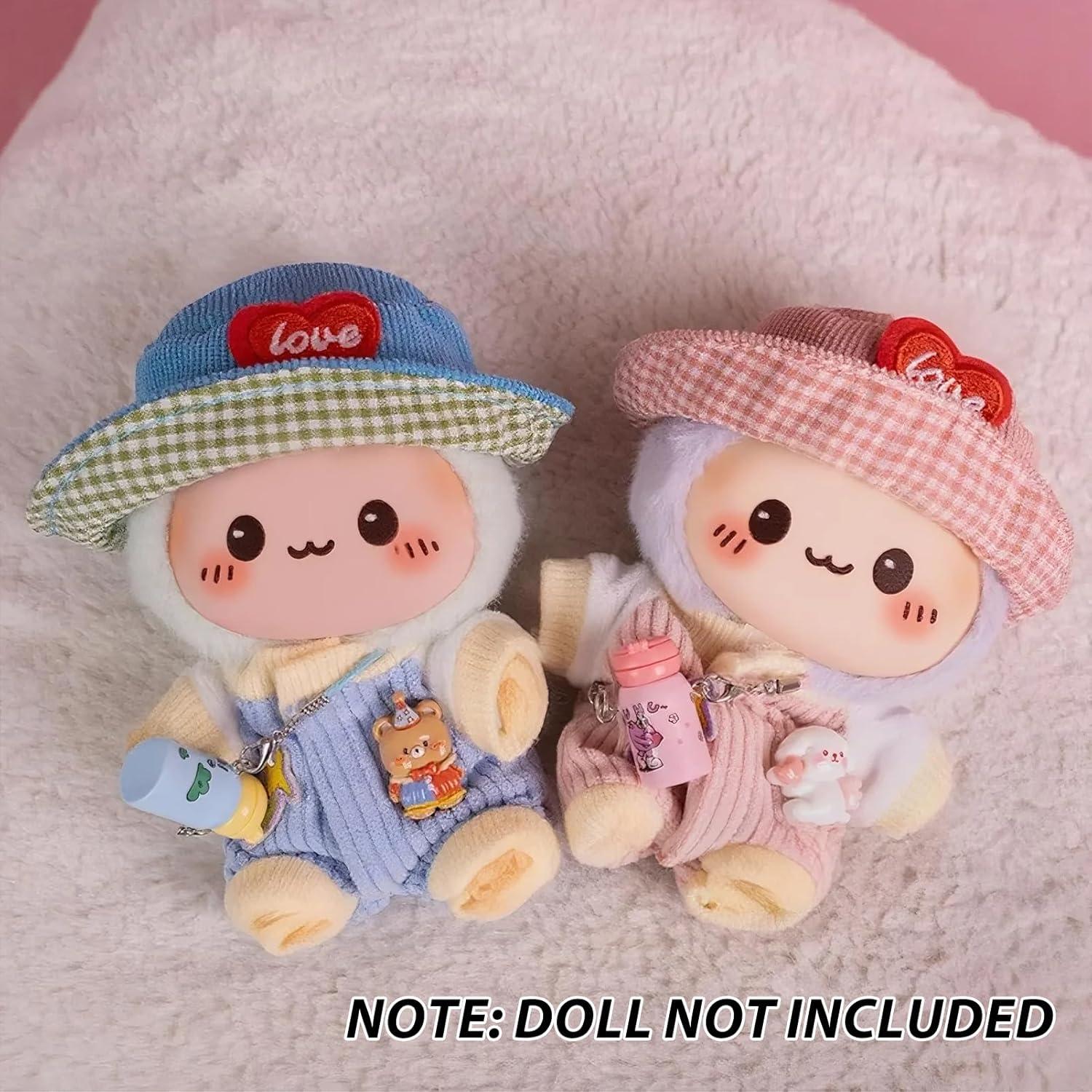 Conjunto de Pijama Azul para Muñeca 17cm EAVAN - 7 Piezas