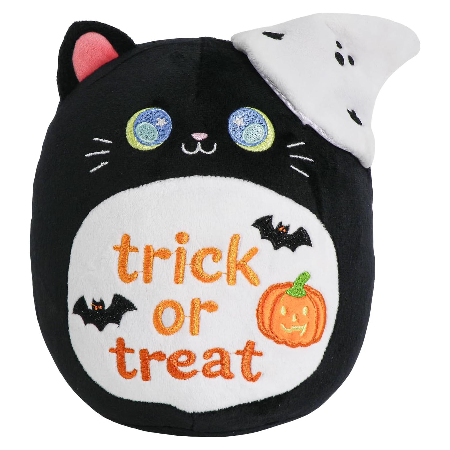 Peluche Gato Negro Halloween 28 cm CAIYUEGG Regalo Niños