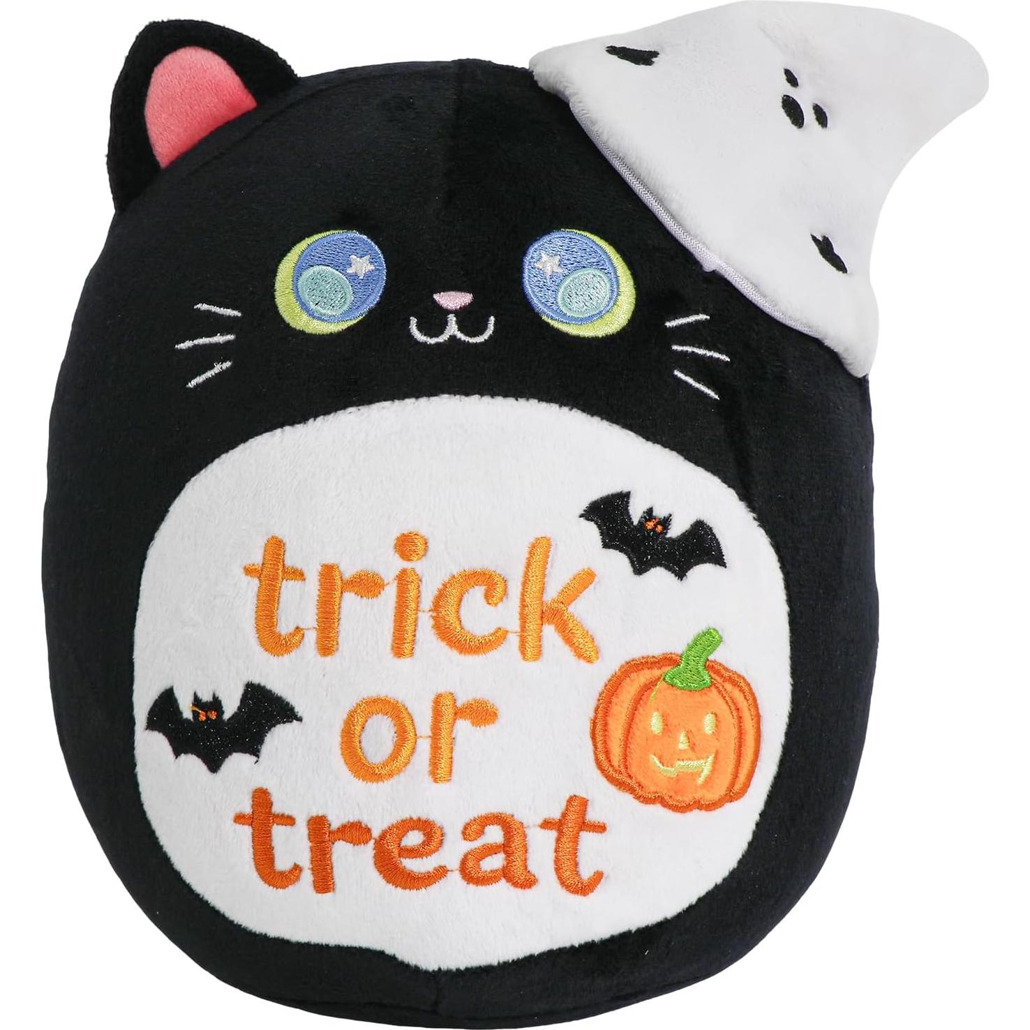 Peluche Gato Negro Halloween 28 cm CAIYUEGG Regalo Niños