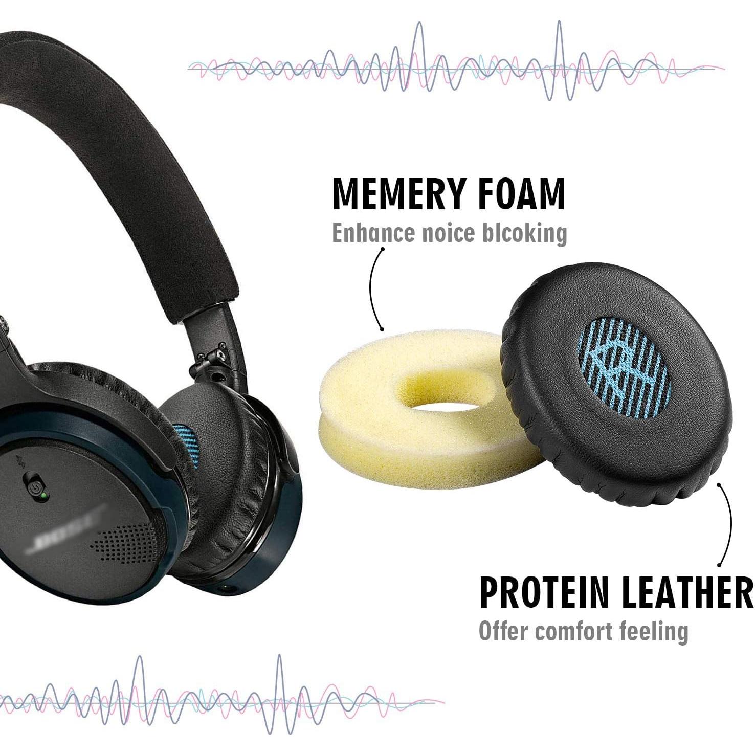 Almohadillas de Reemplazo AURTEC para Auriculares Bose OE2