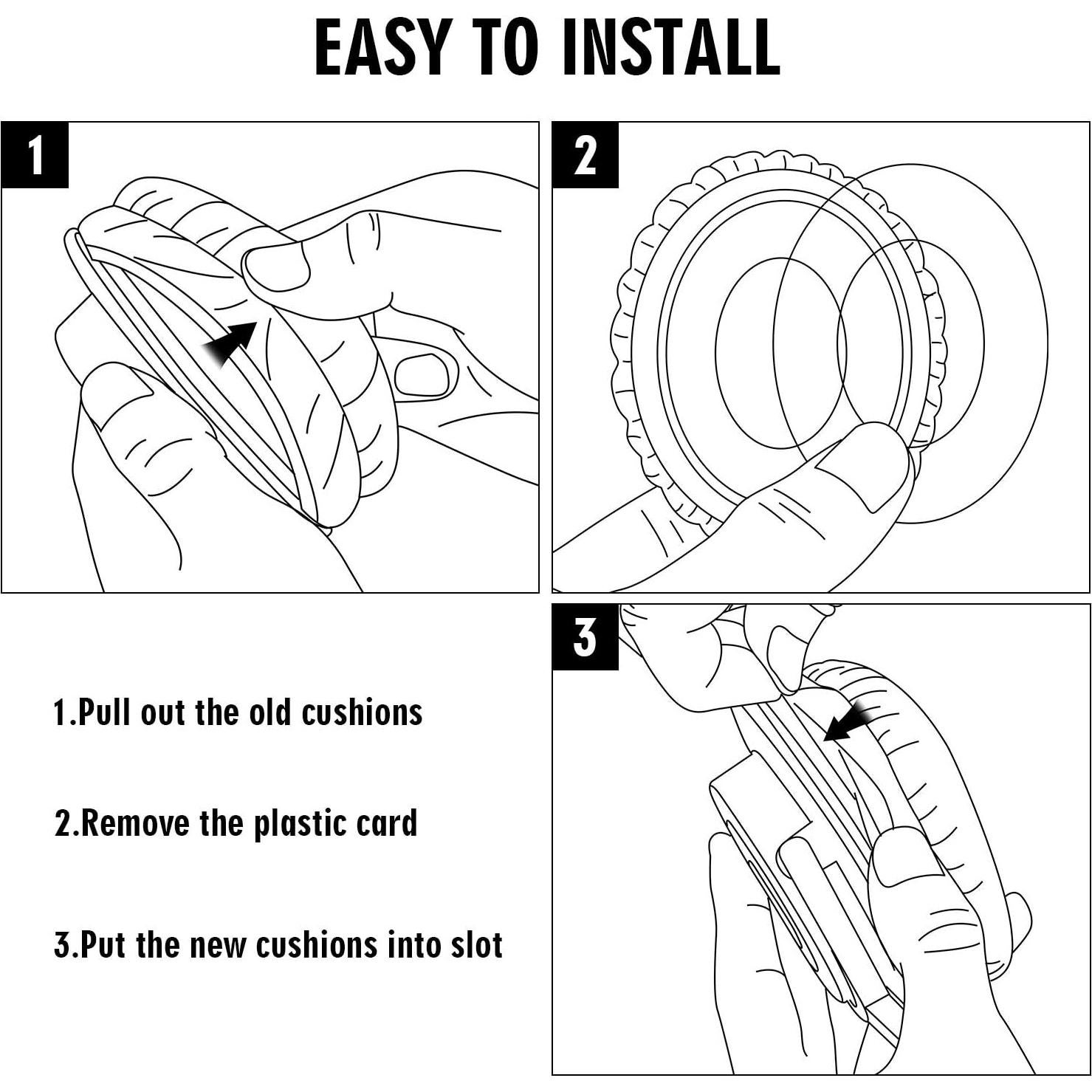 Almohadillas de Reemplazo AURTEC para Auriculares Bose OE2