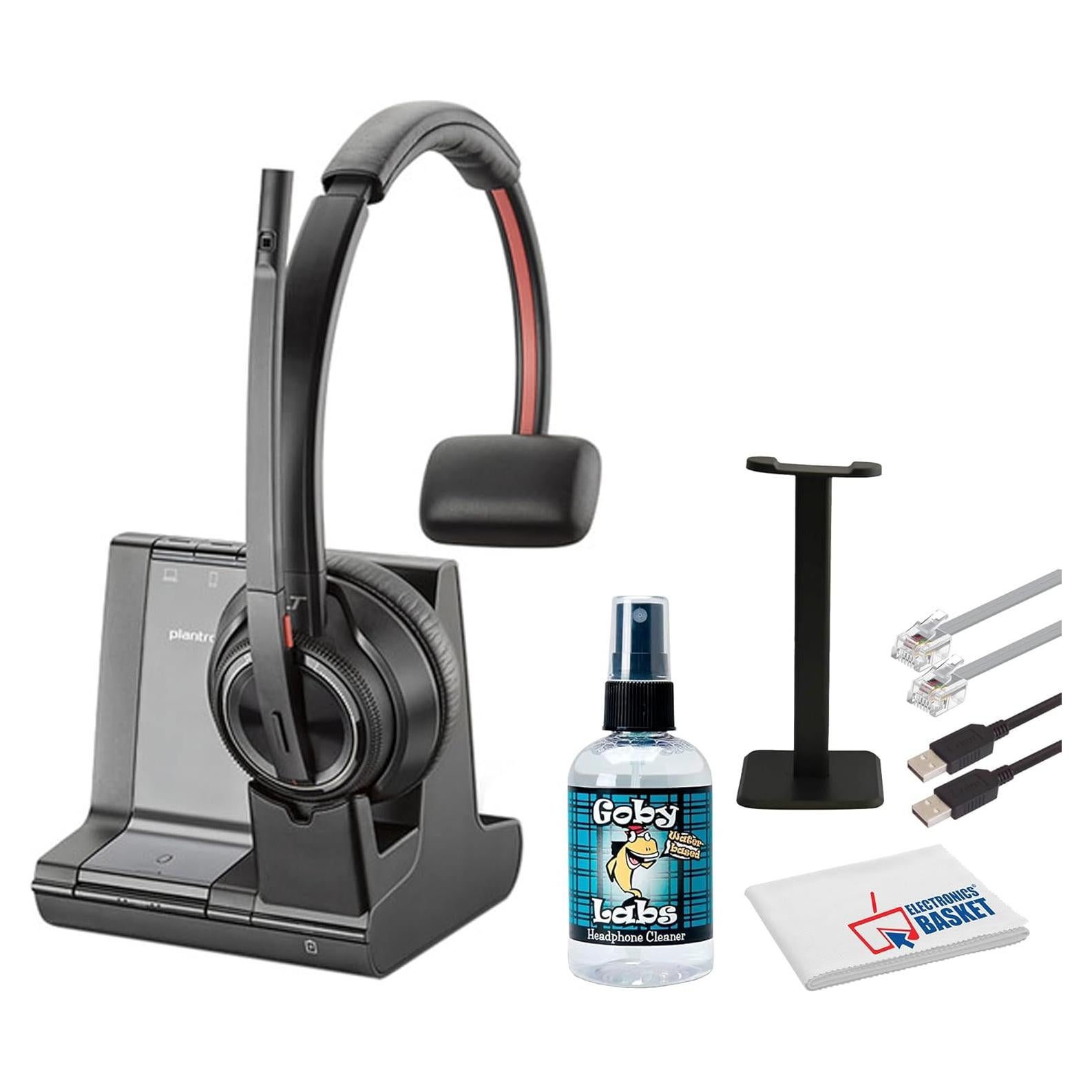 Auriculares Inalámbricos DECT Poly Savi 8210 Oficina 13h Batería